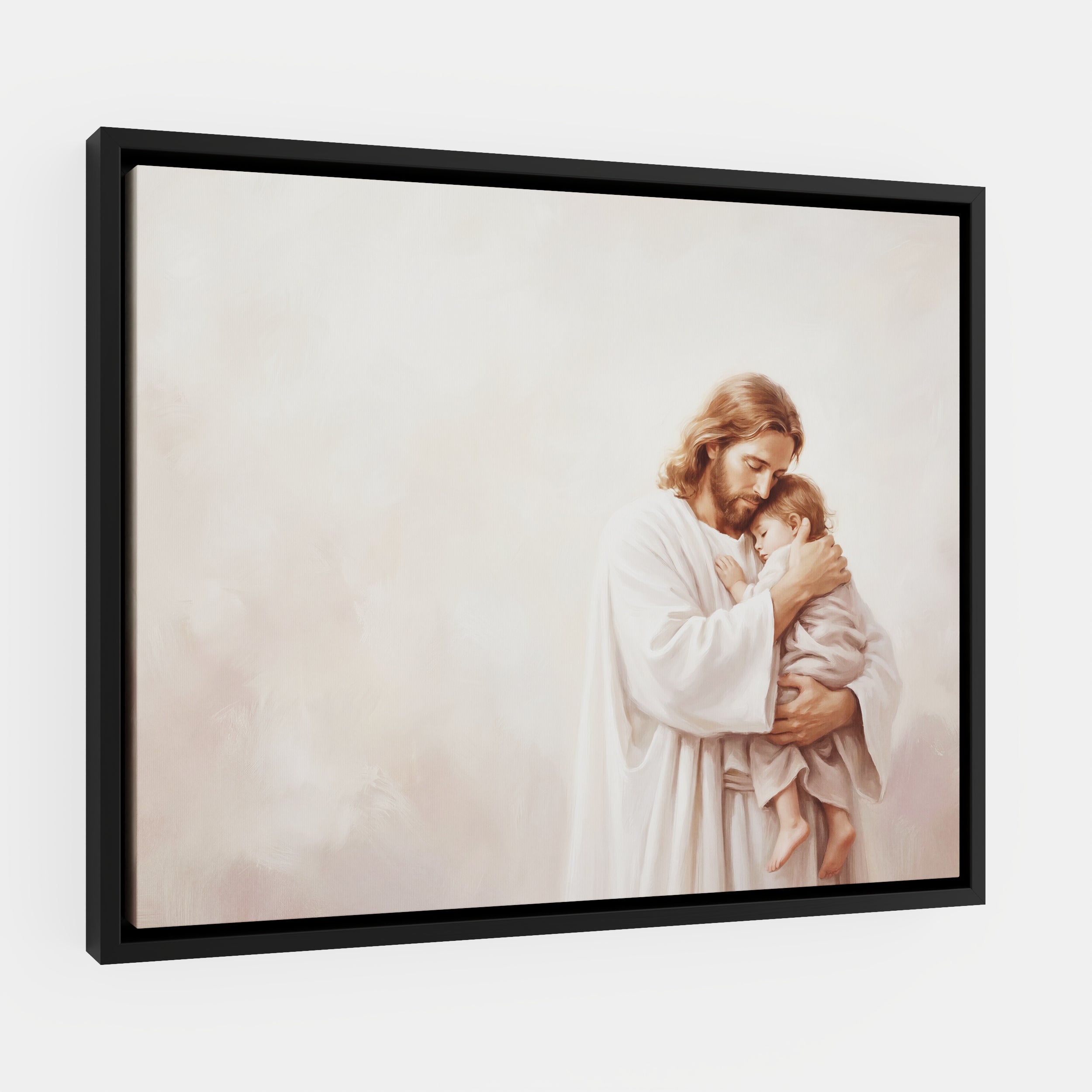 Safe in His Arms - Canvas