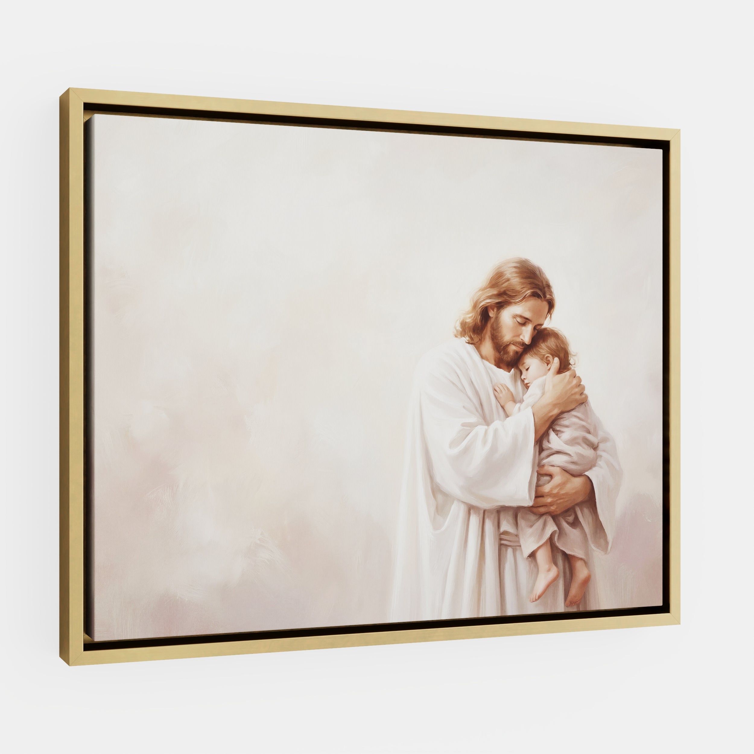 Safe in His Arms - Canvas