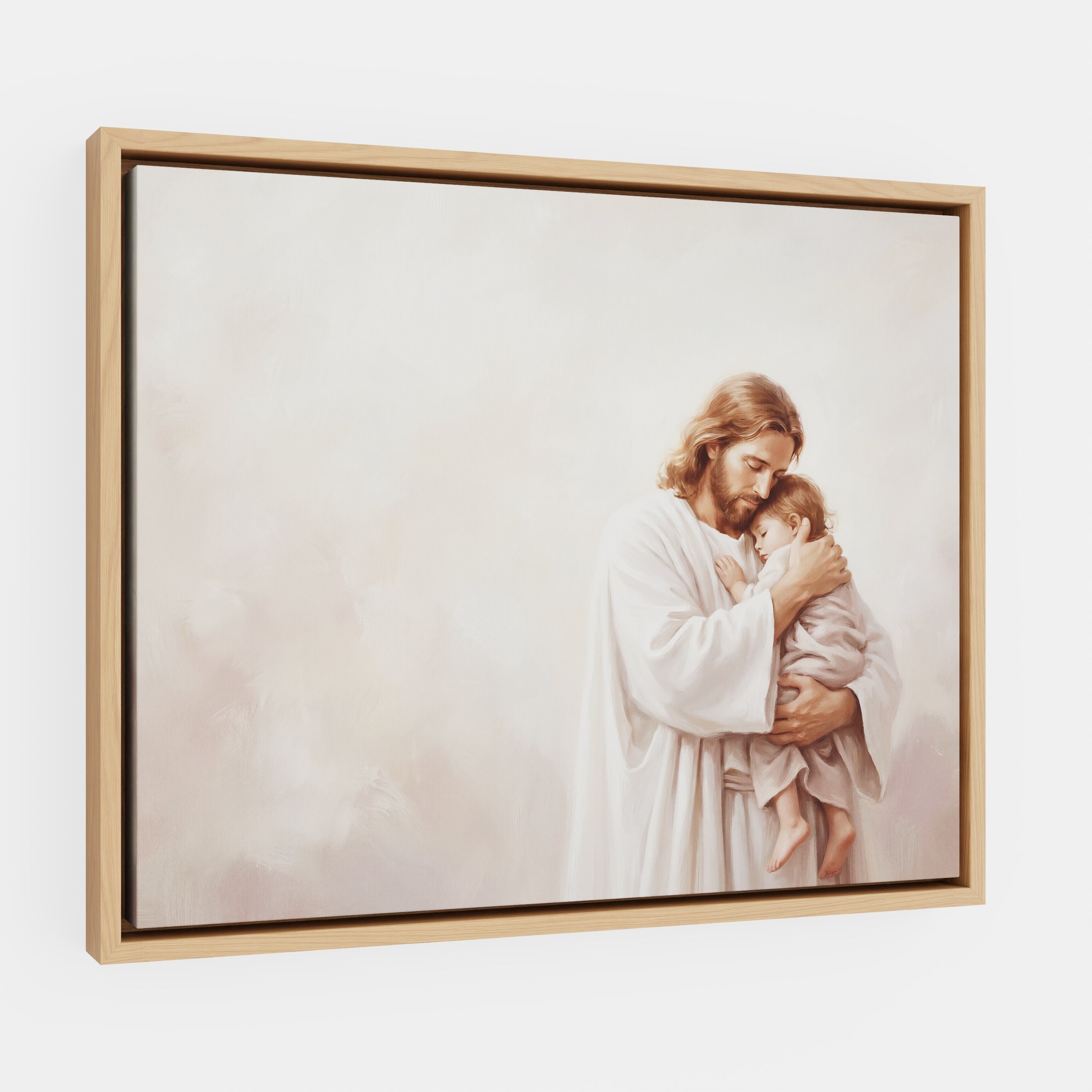 Safe in His Arms - Canvas