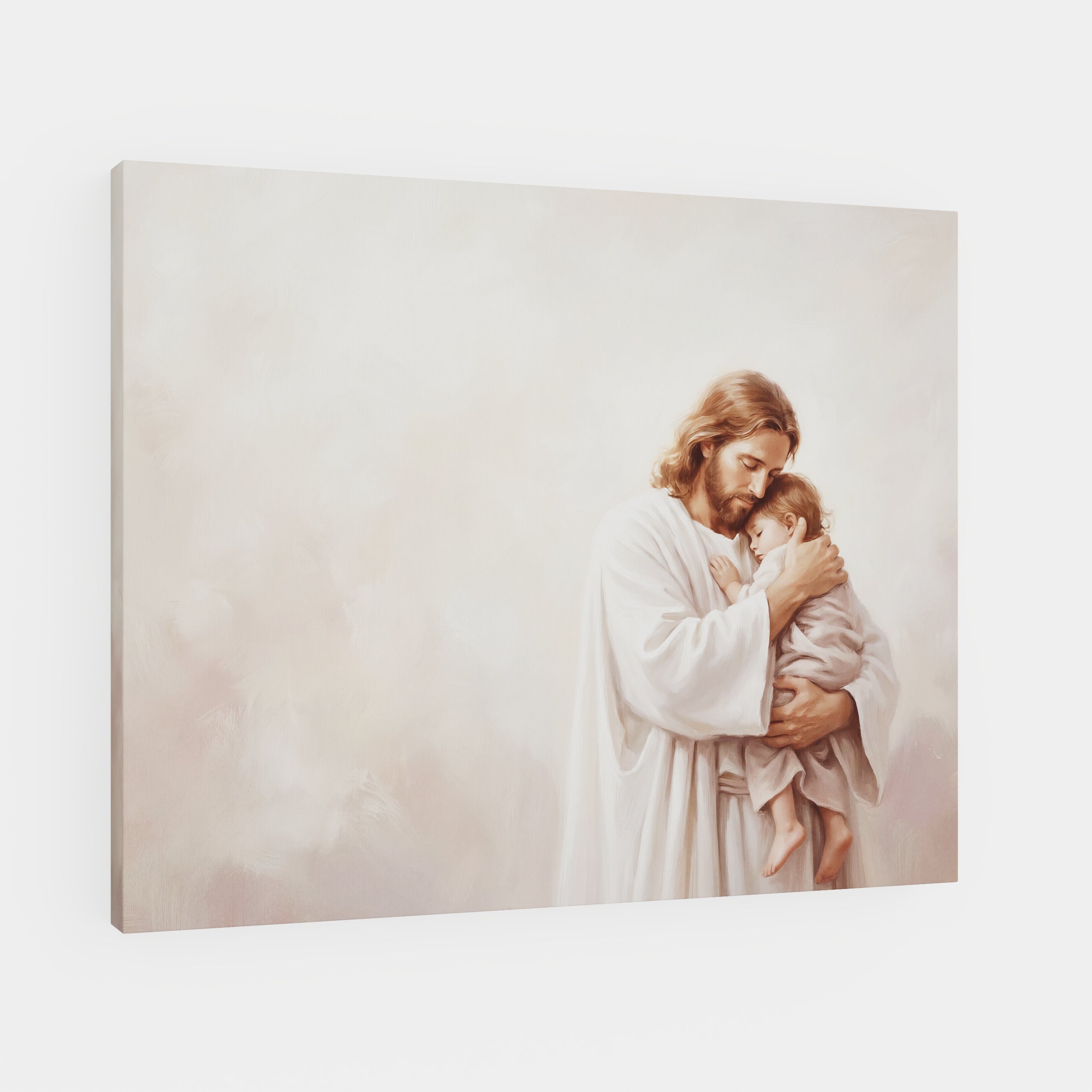 Safe in His Arms - Canvas