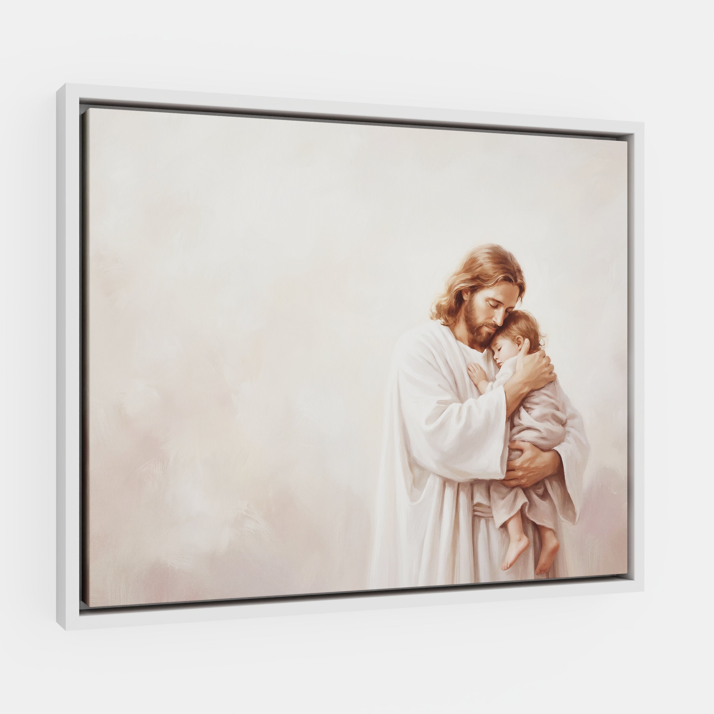 Safe in His Arms - Canvas