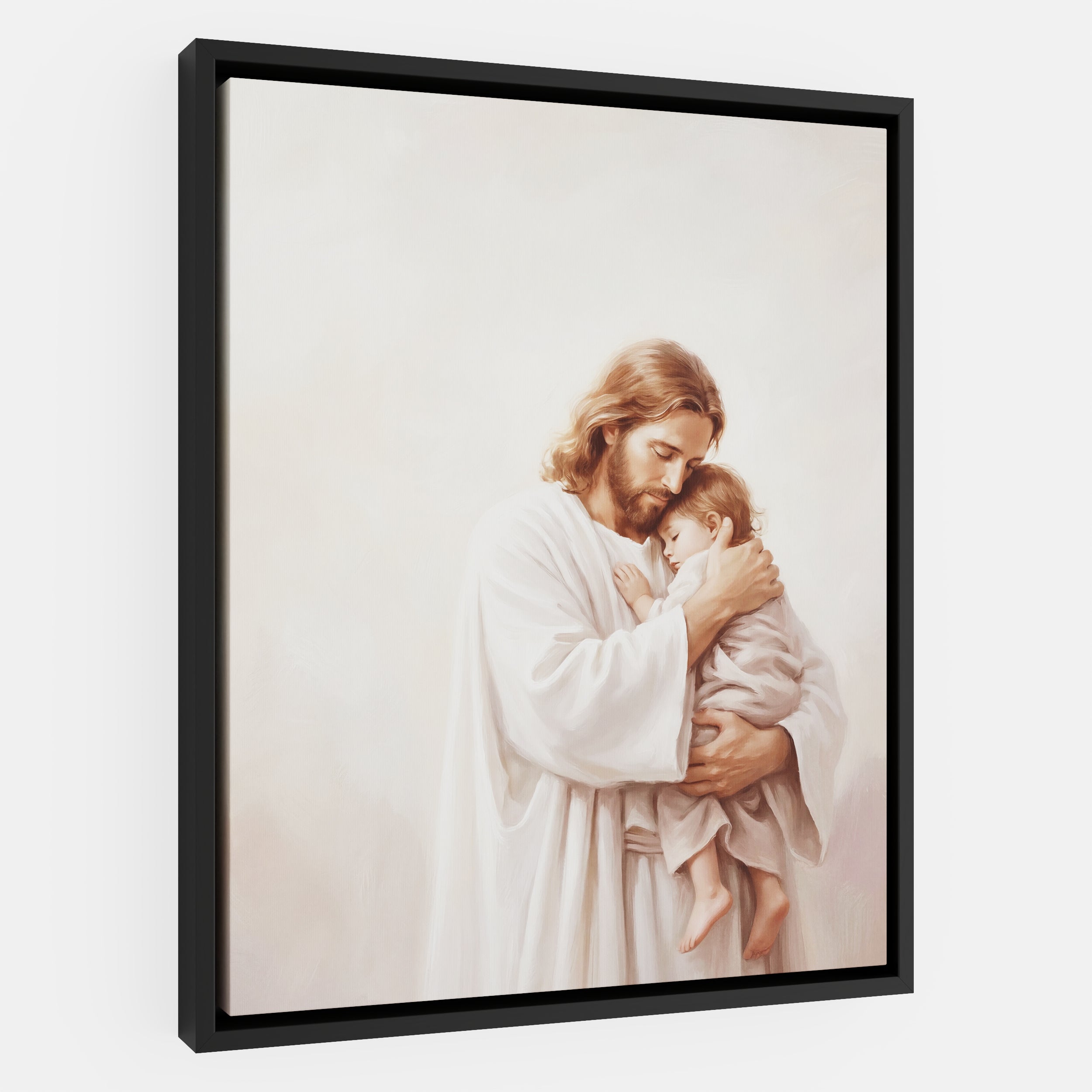 Safe in His Arms - Canvas