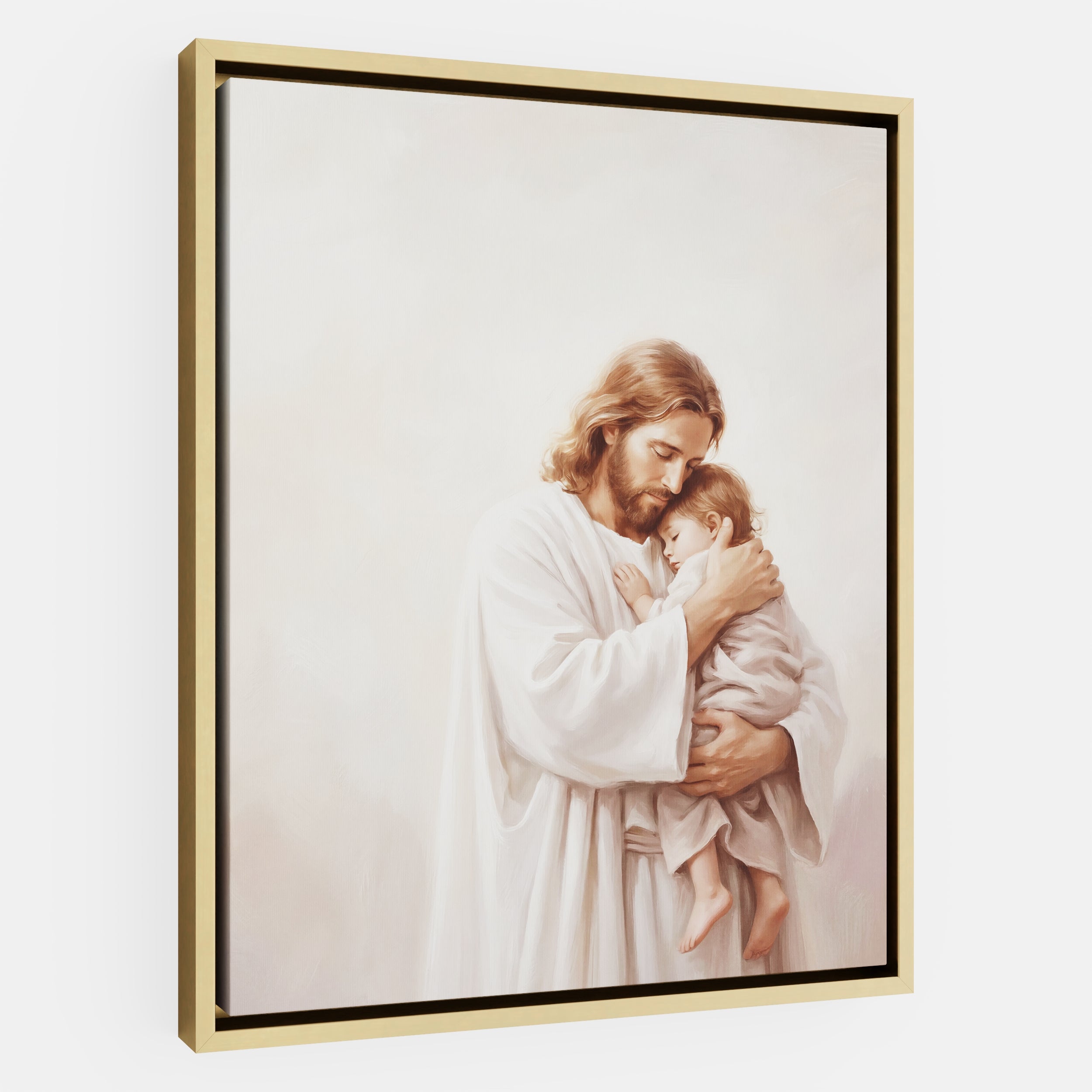 Safe in His Arms - Canvas