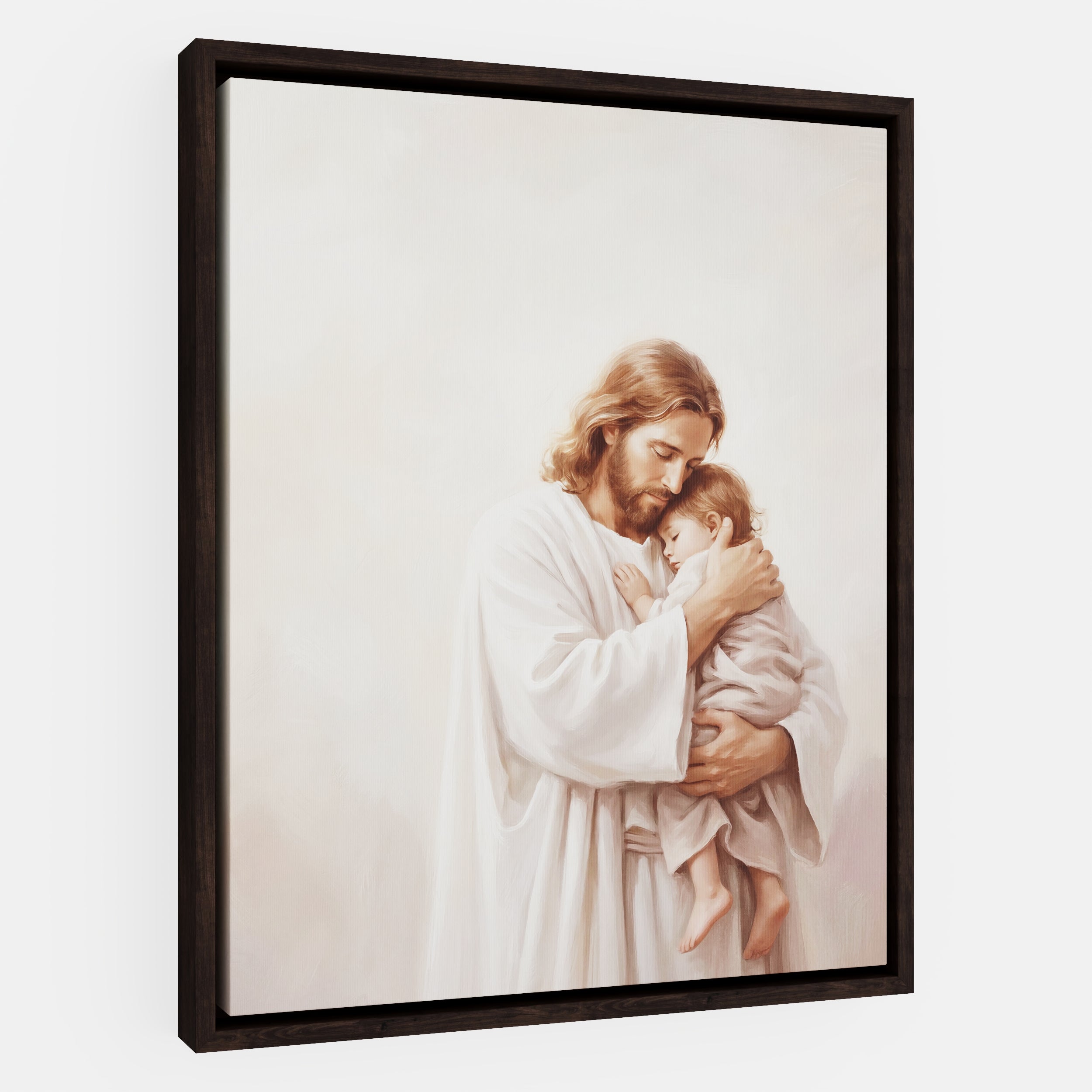 Safe in His Arms - Canvas