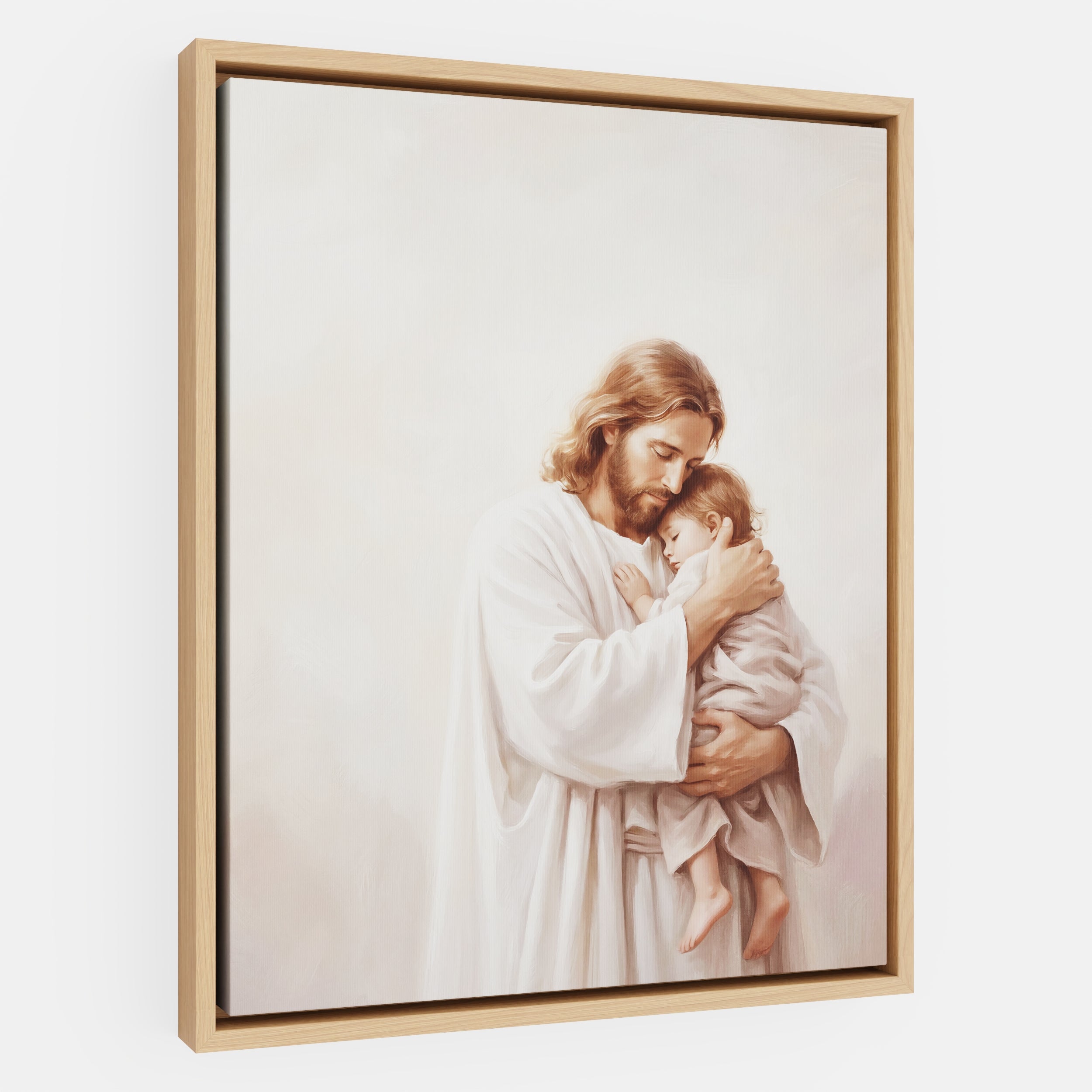 Safe in His Arms - Canvas
