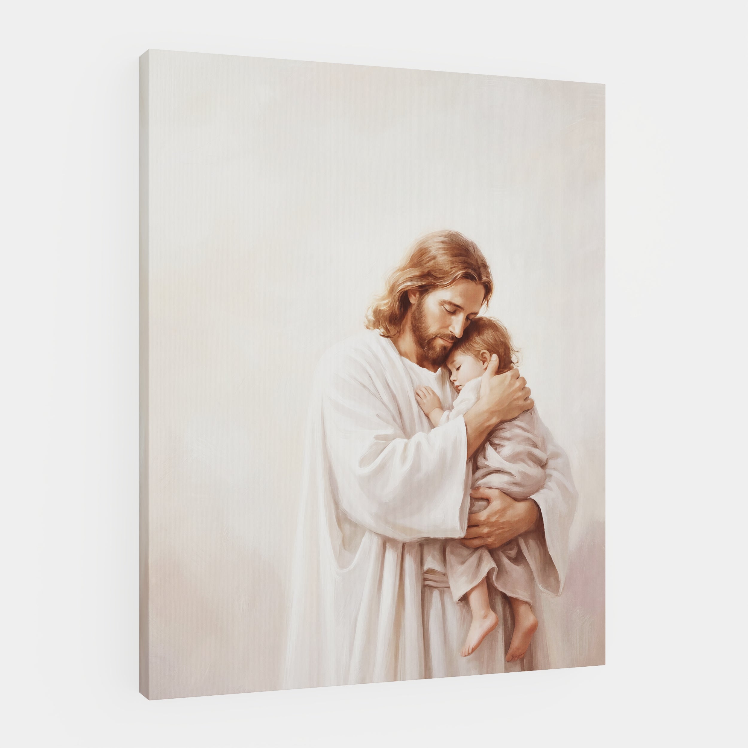 Safe in His Arms - Canvas
