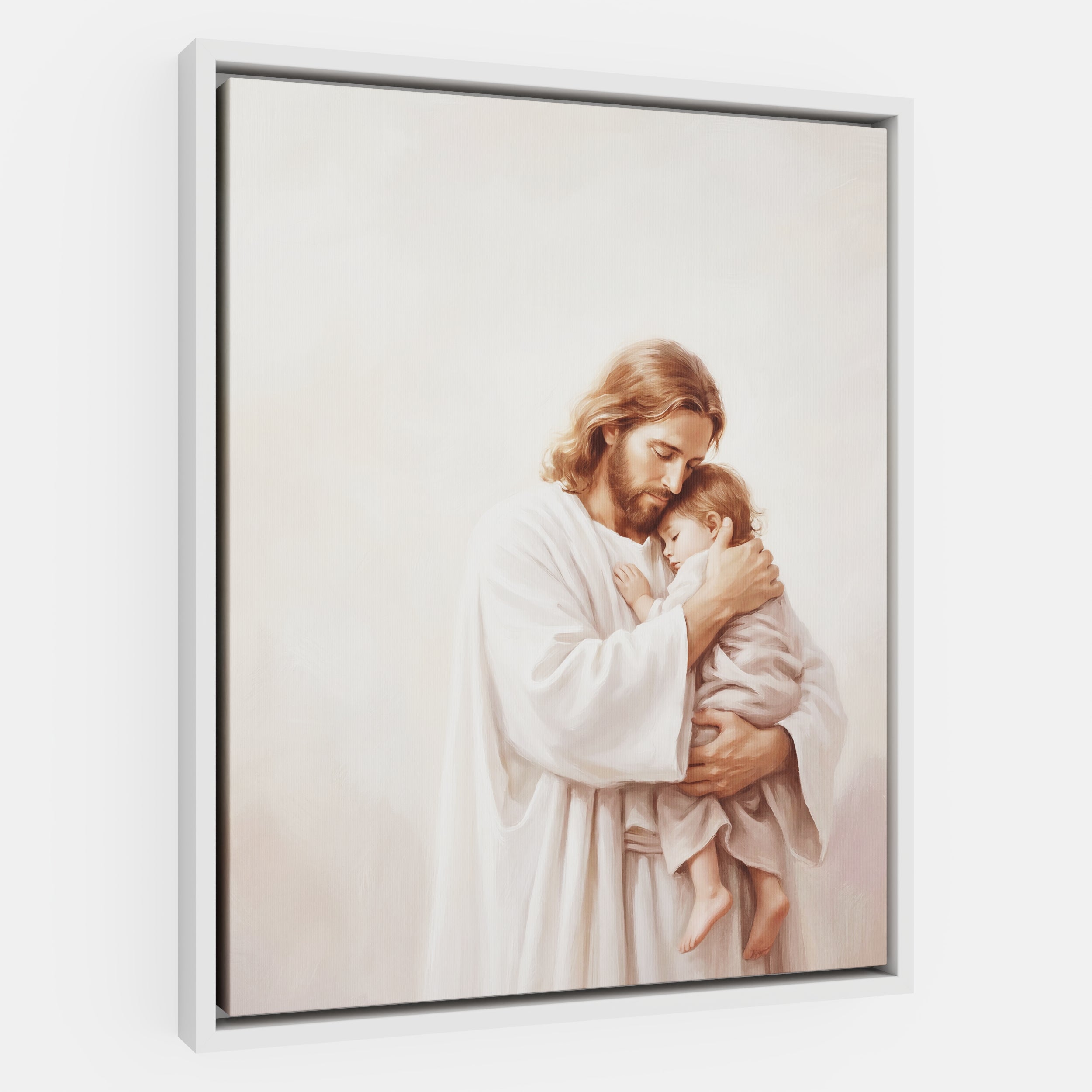 Safe in His Arms - Canvas