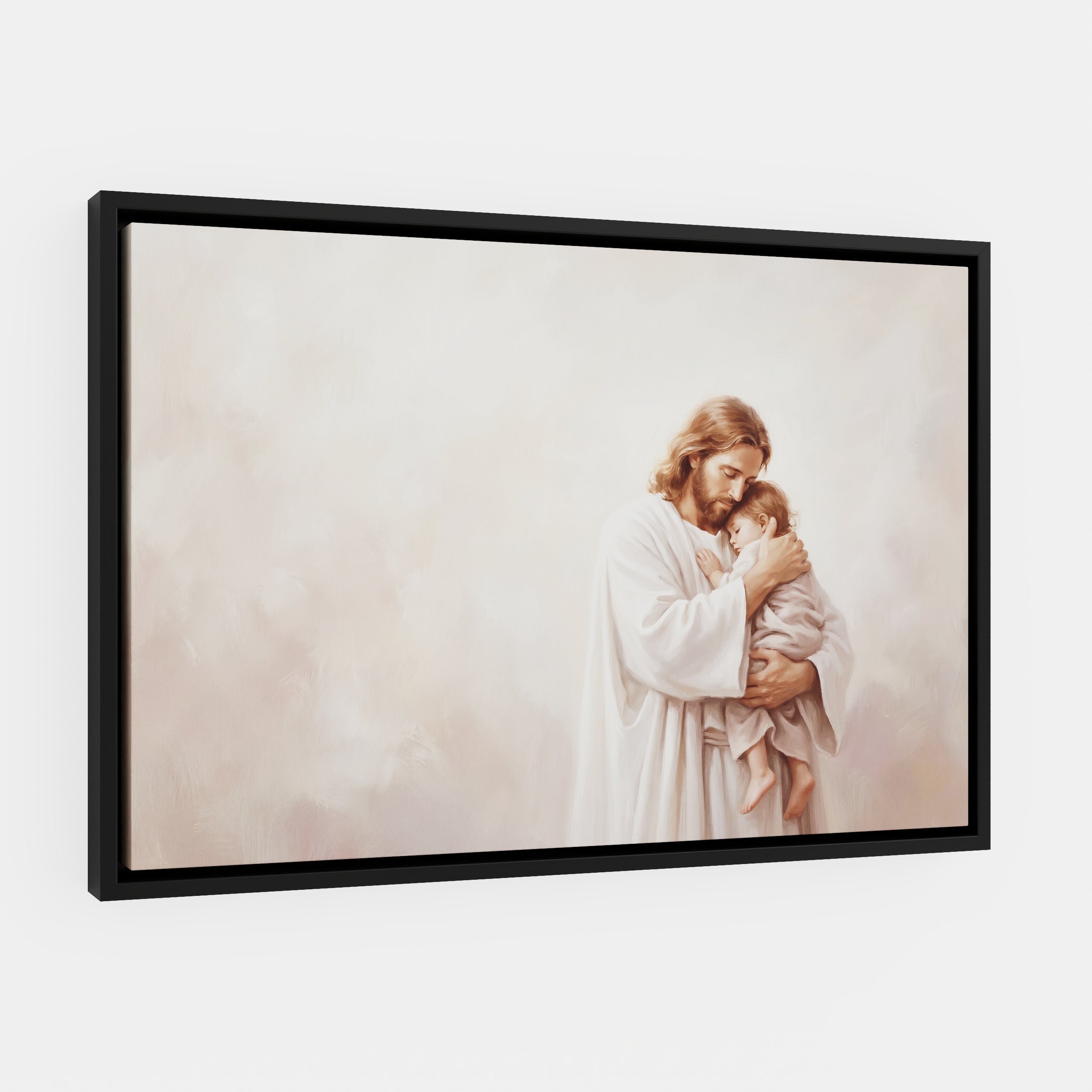 Safe in His Arms - Canvas