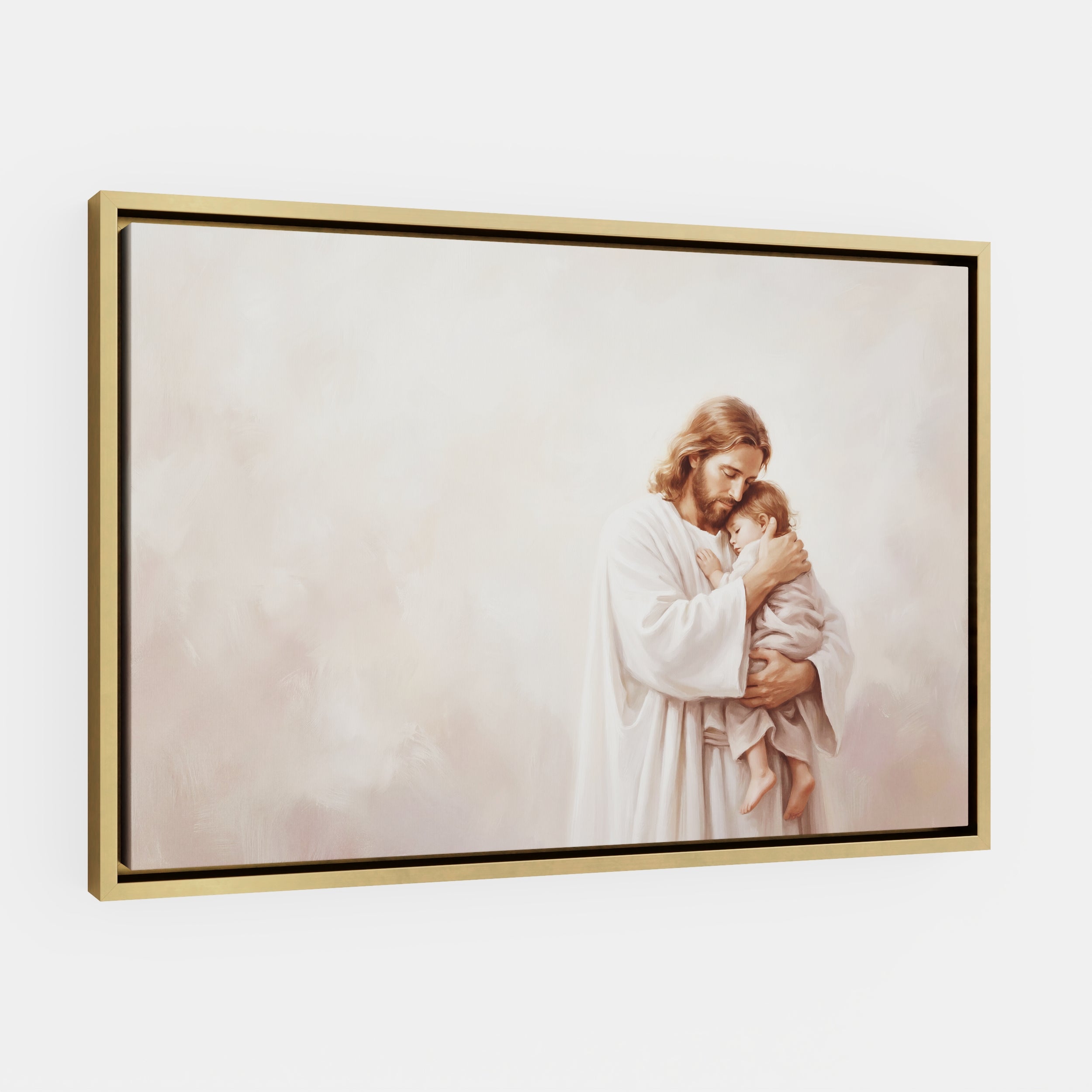 Safe in His Arms - Canvas