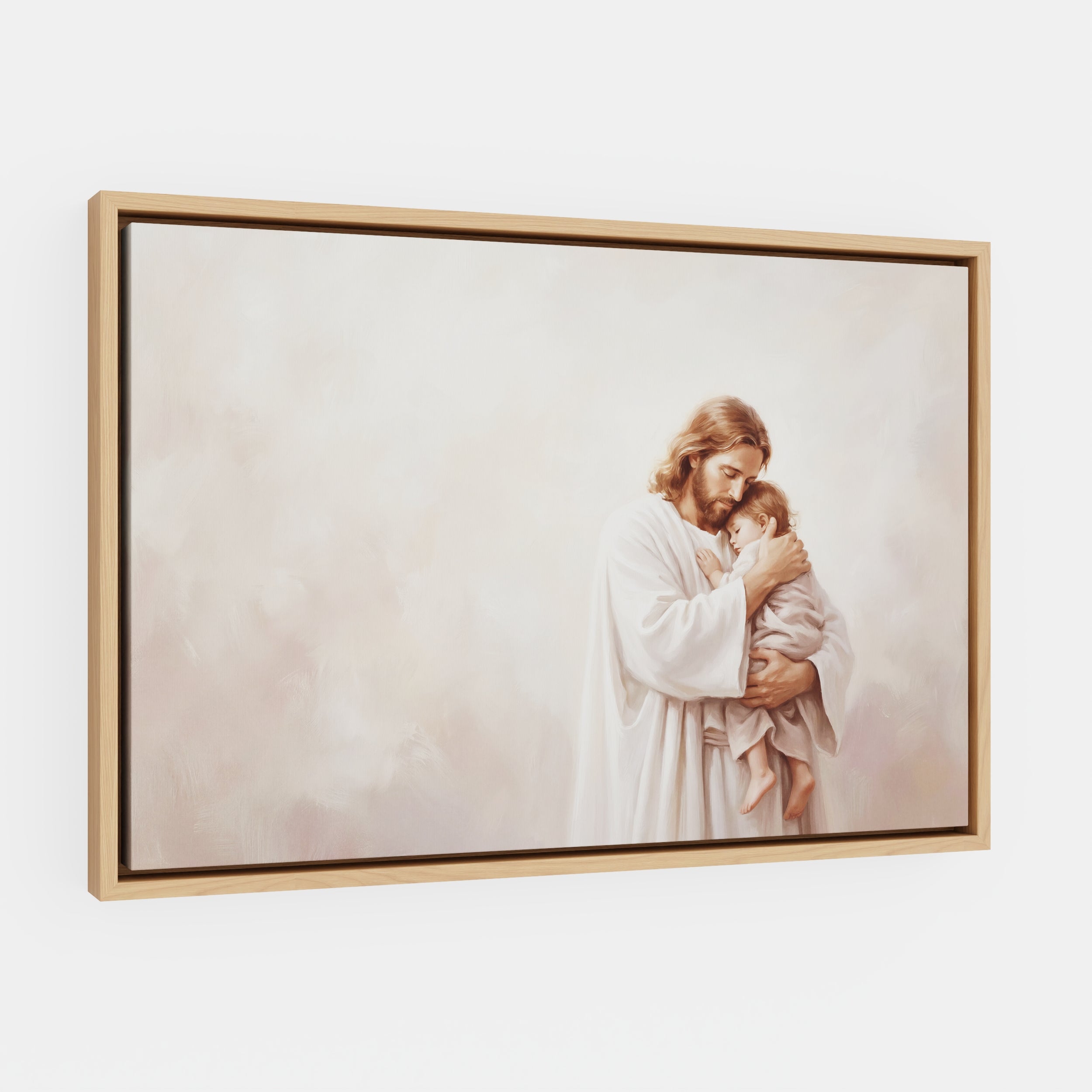 Safe in His Arms - Canvas