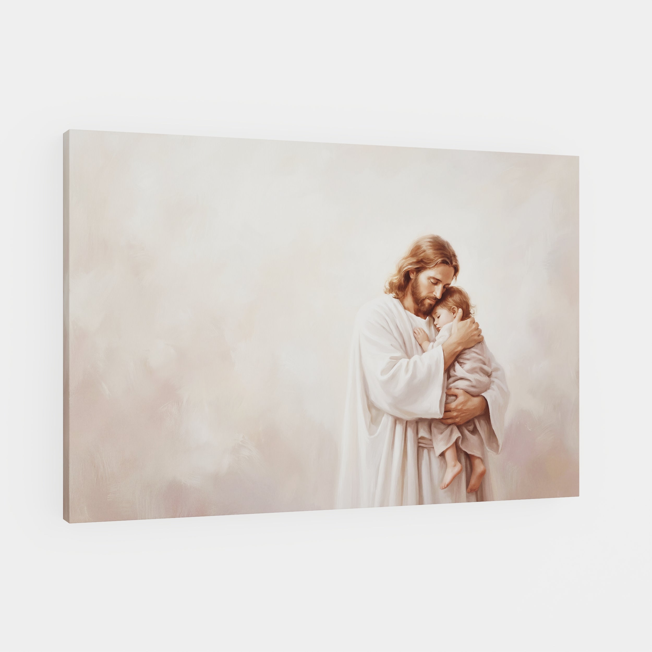 Safe in His Arms - Canvas