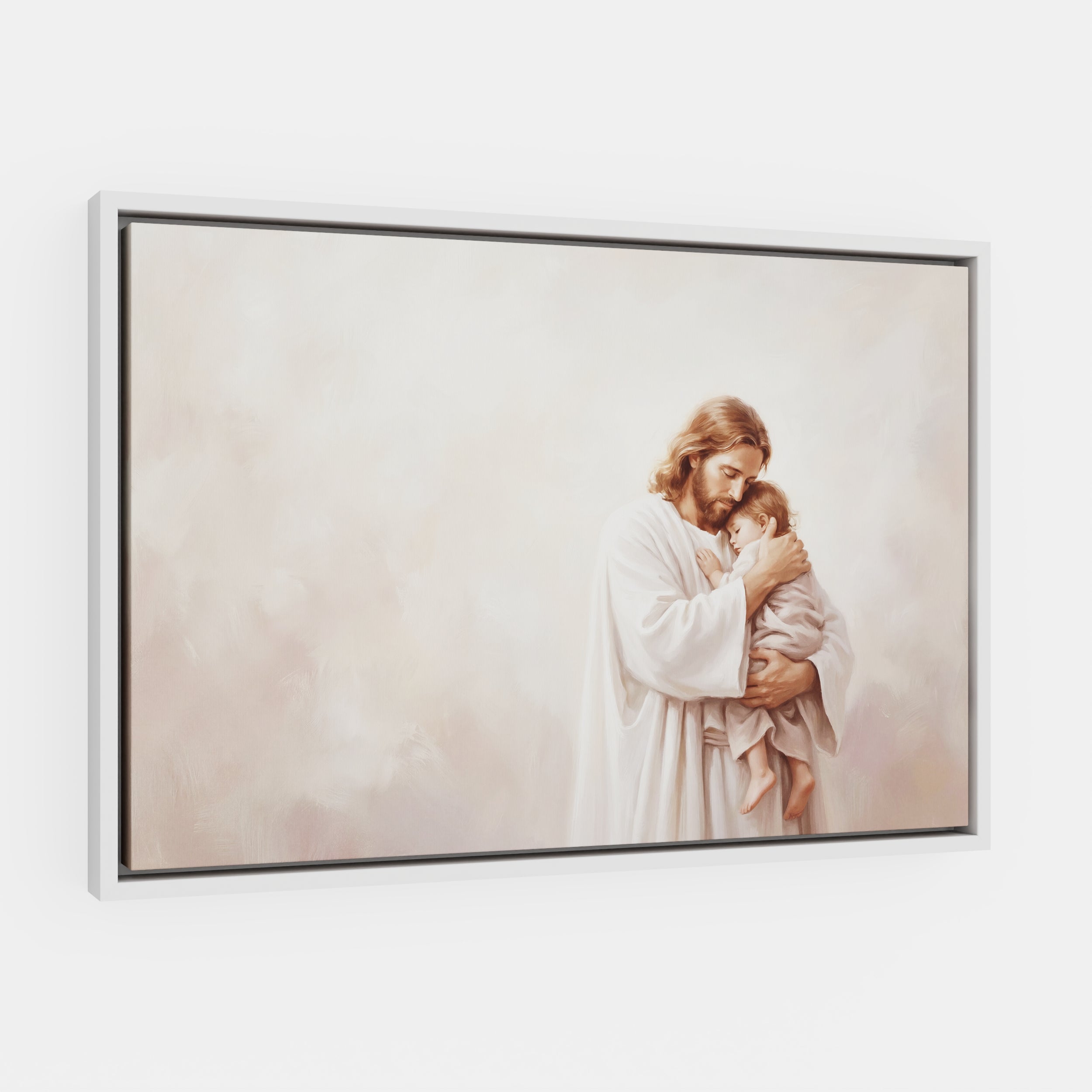 Safe in His Arms - Canvas