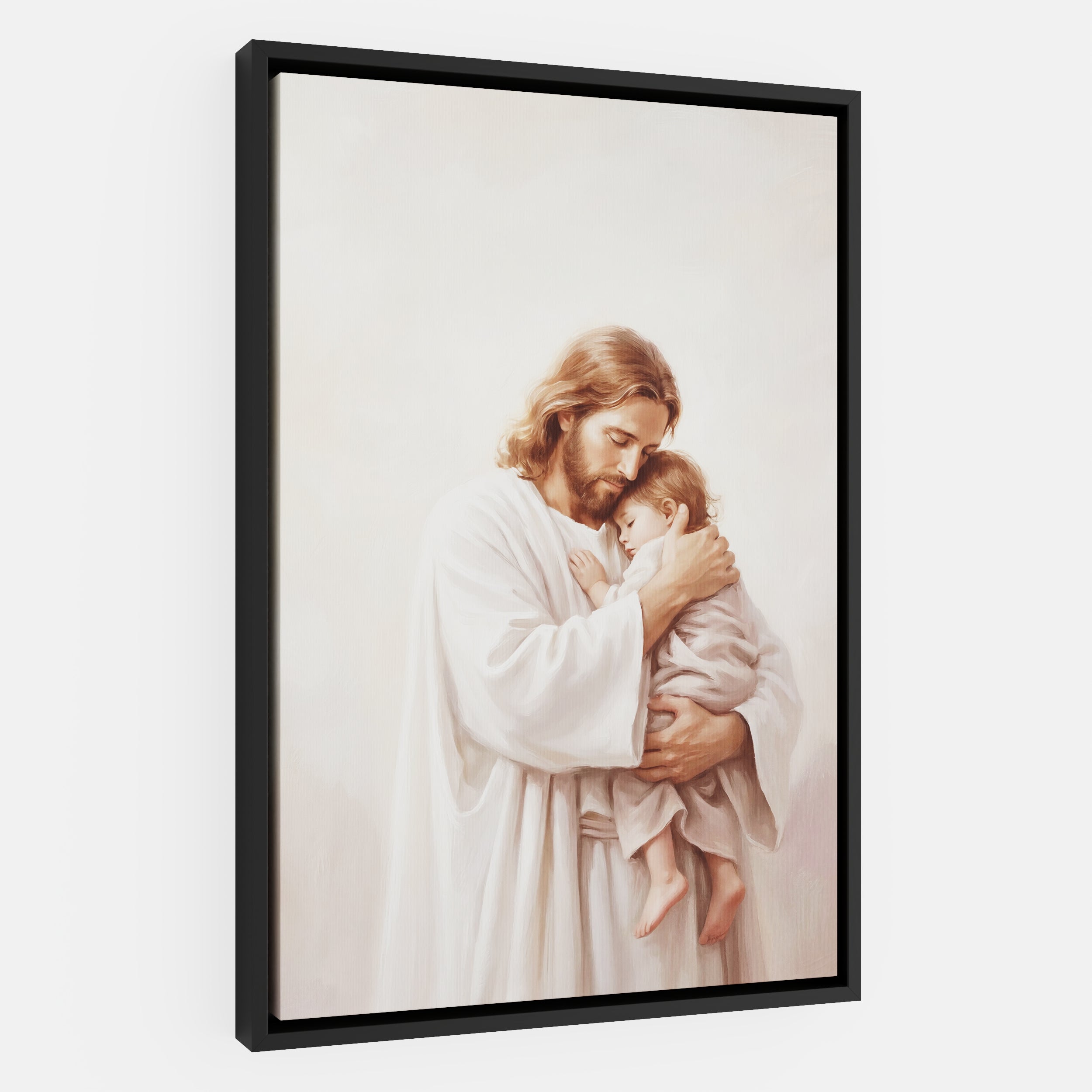 Safe in His Arms - Canvas