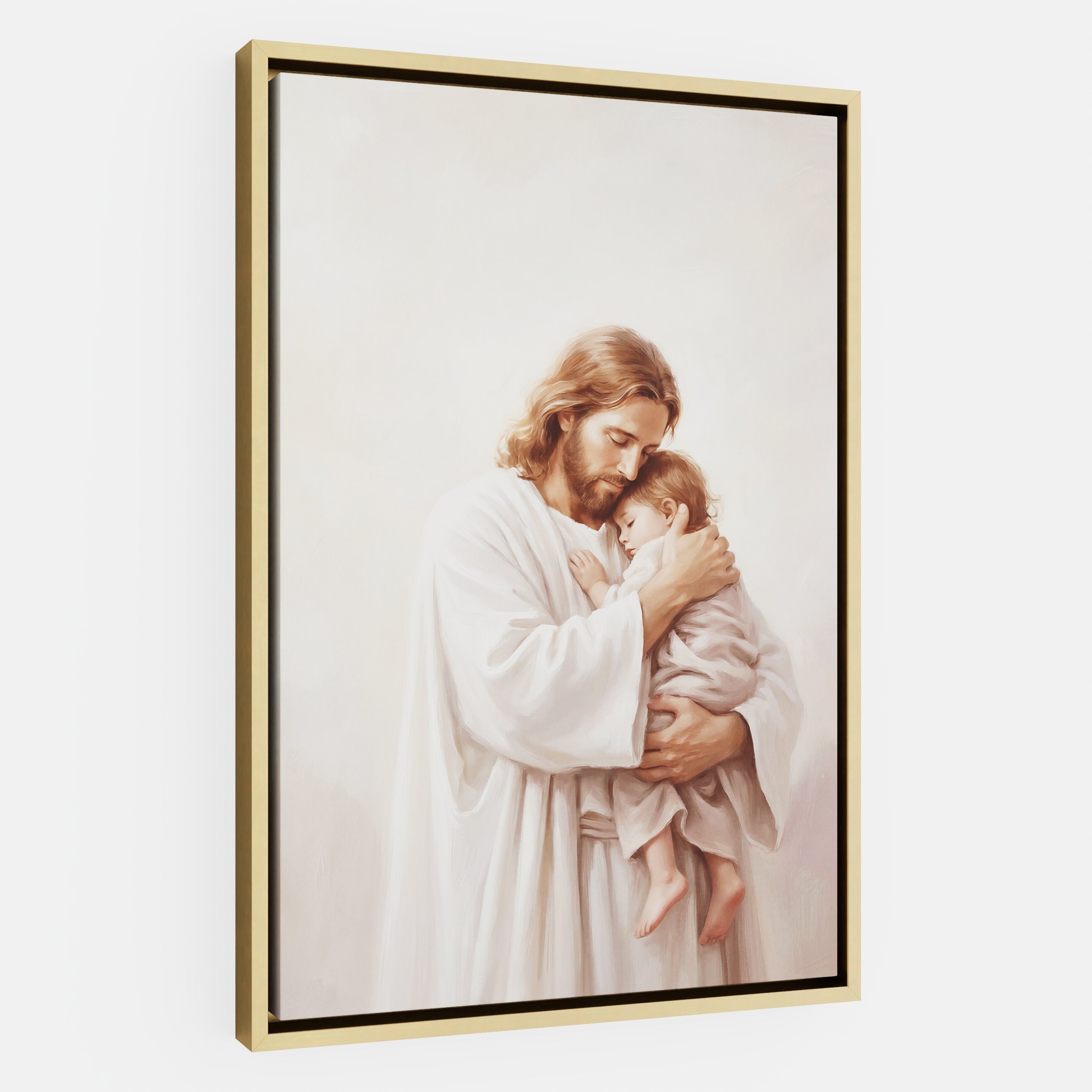 Safe in His Arms - Canvas