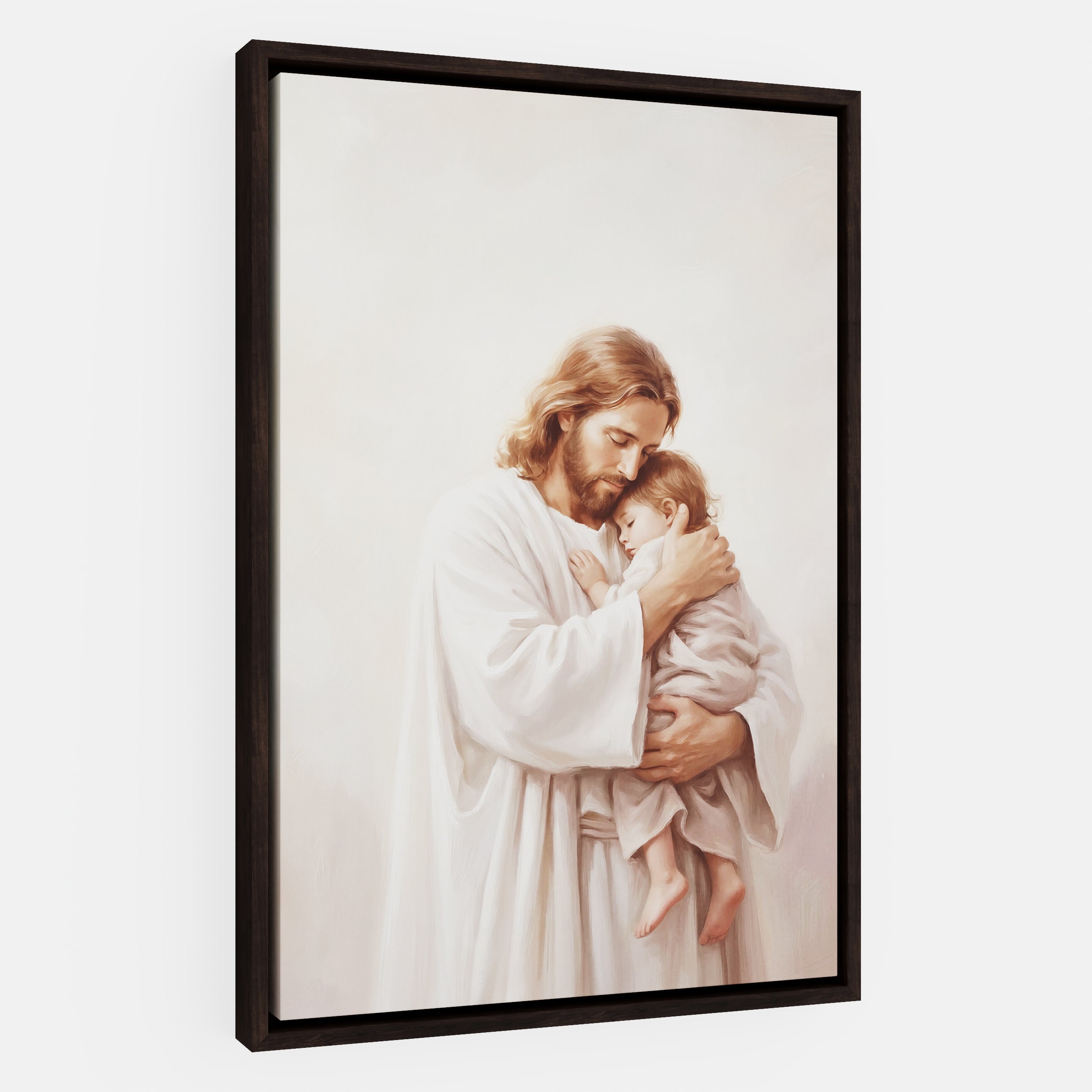 Safe in His Arms - Canvas