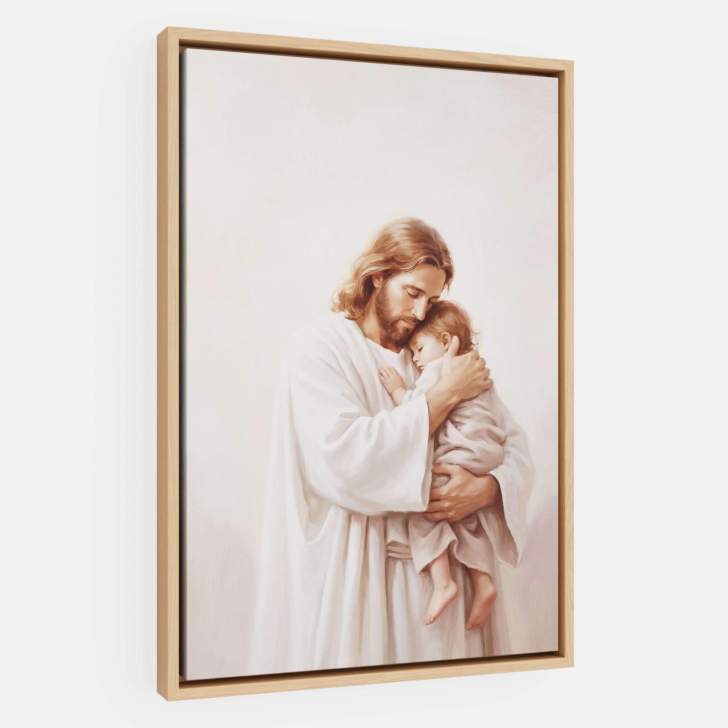 Safe in His Arms - Canvas