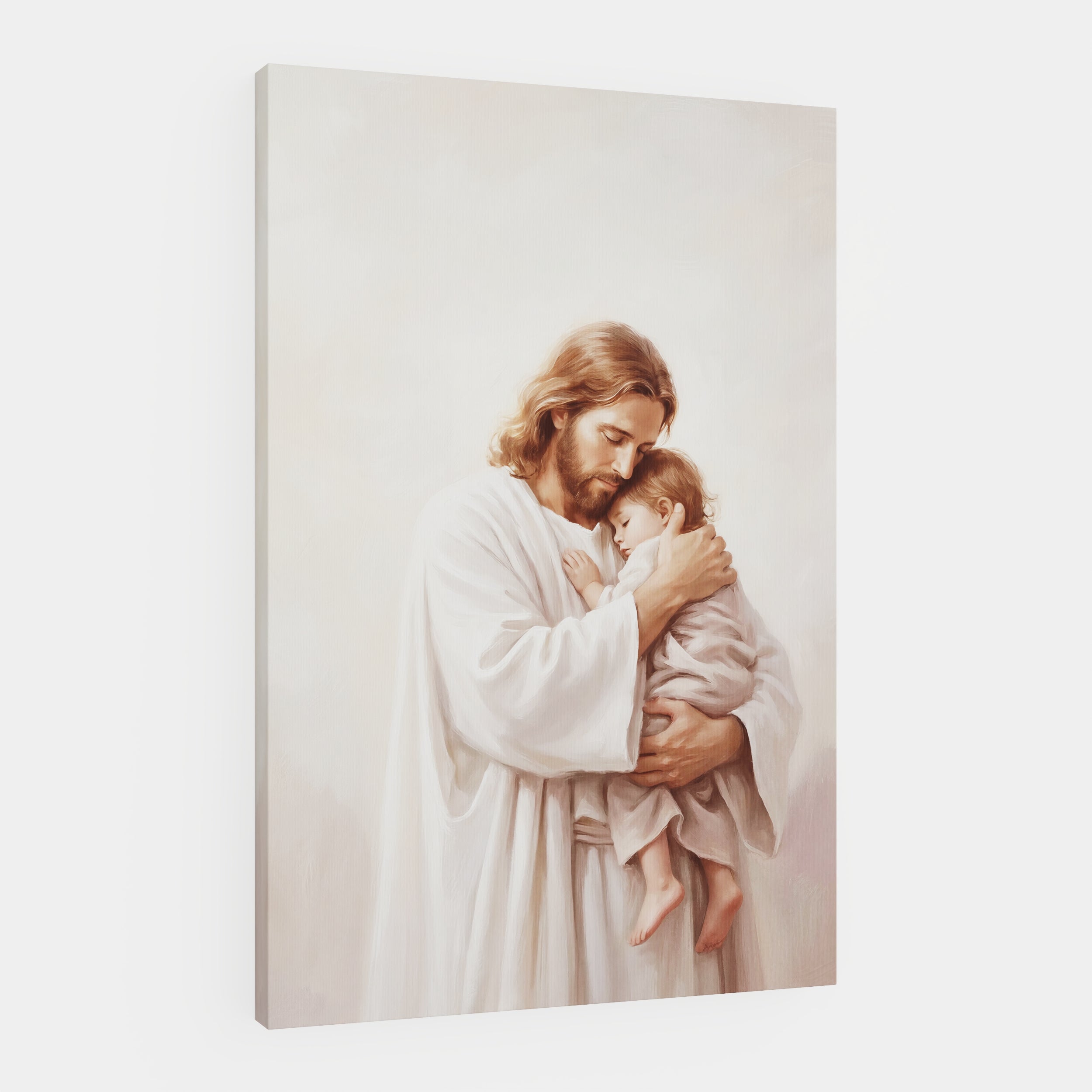 Safe in His Arms - Canvas