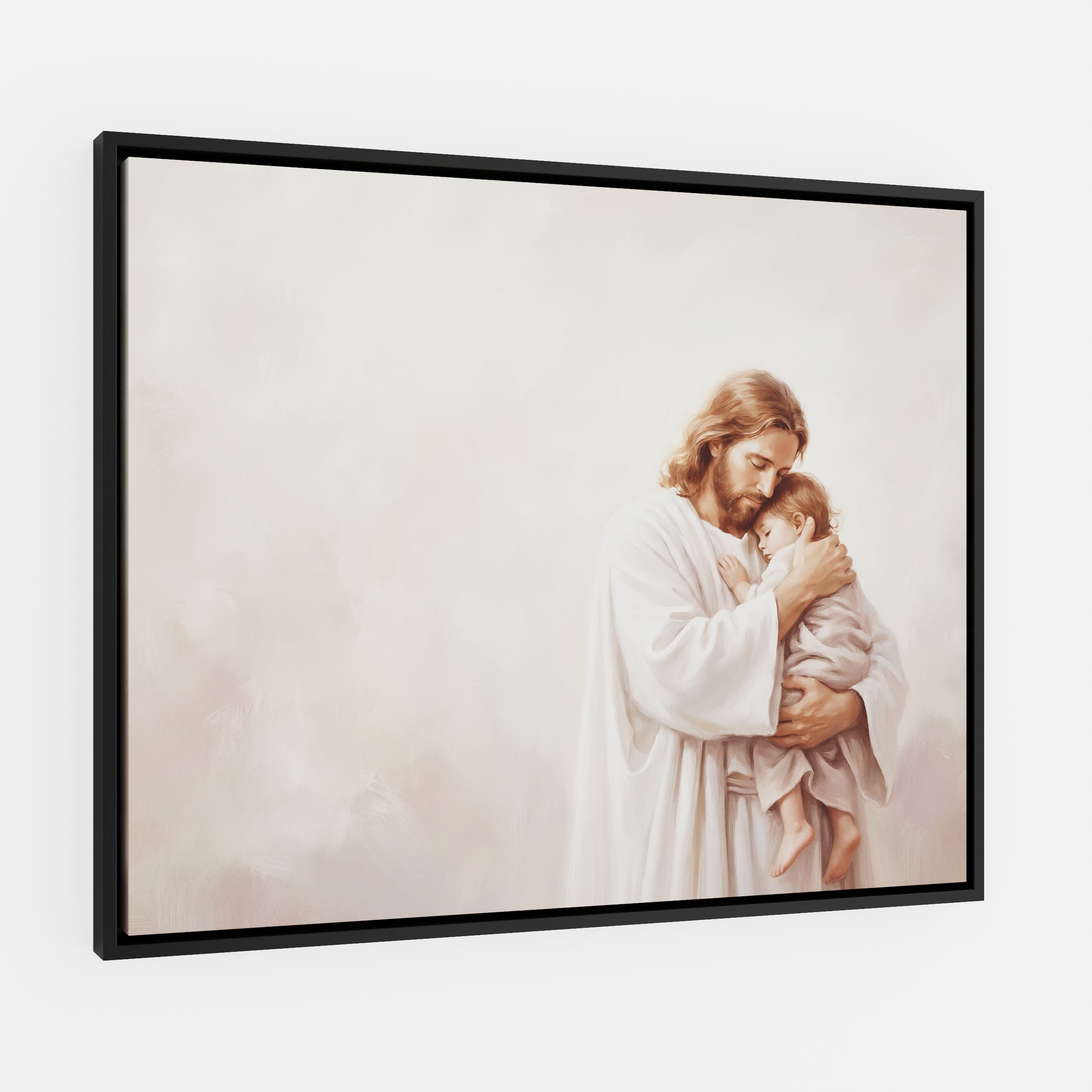 Safe in His Arms - Canvas