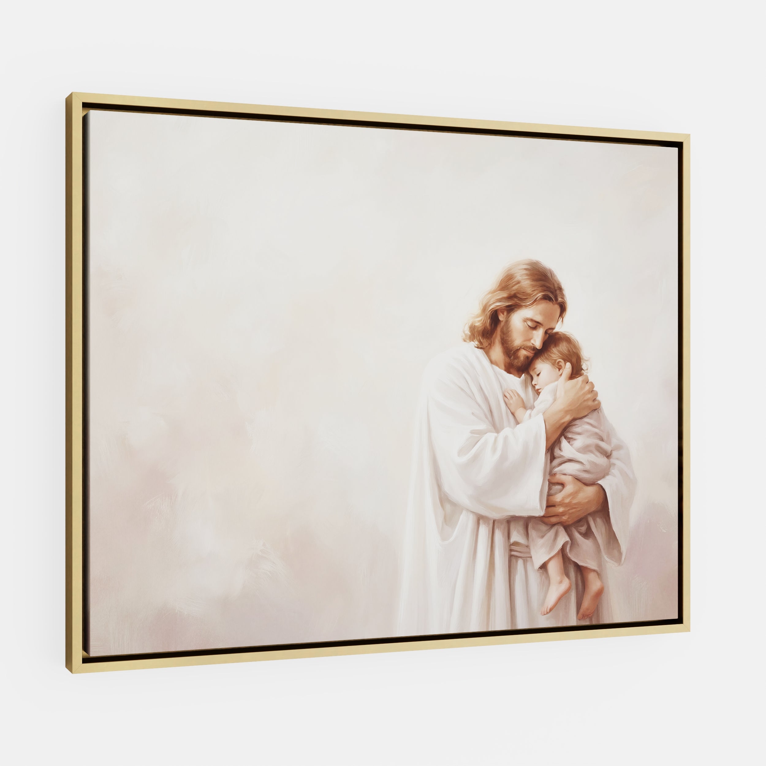 Safe in His Arms - Canvas