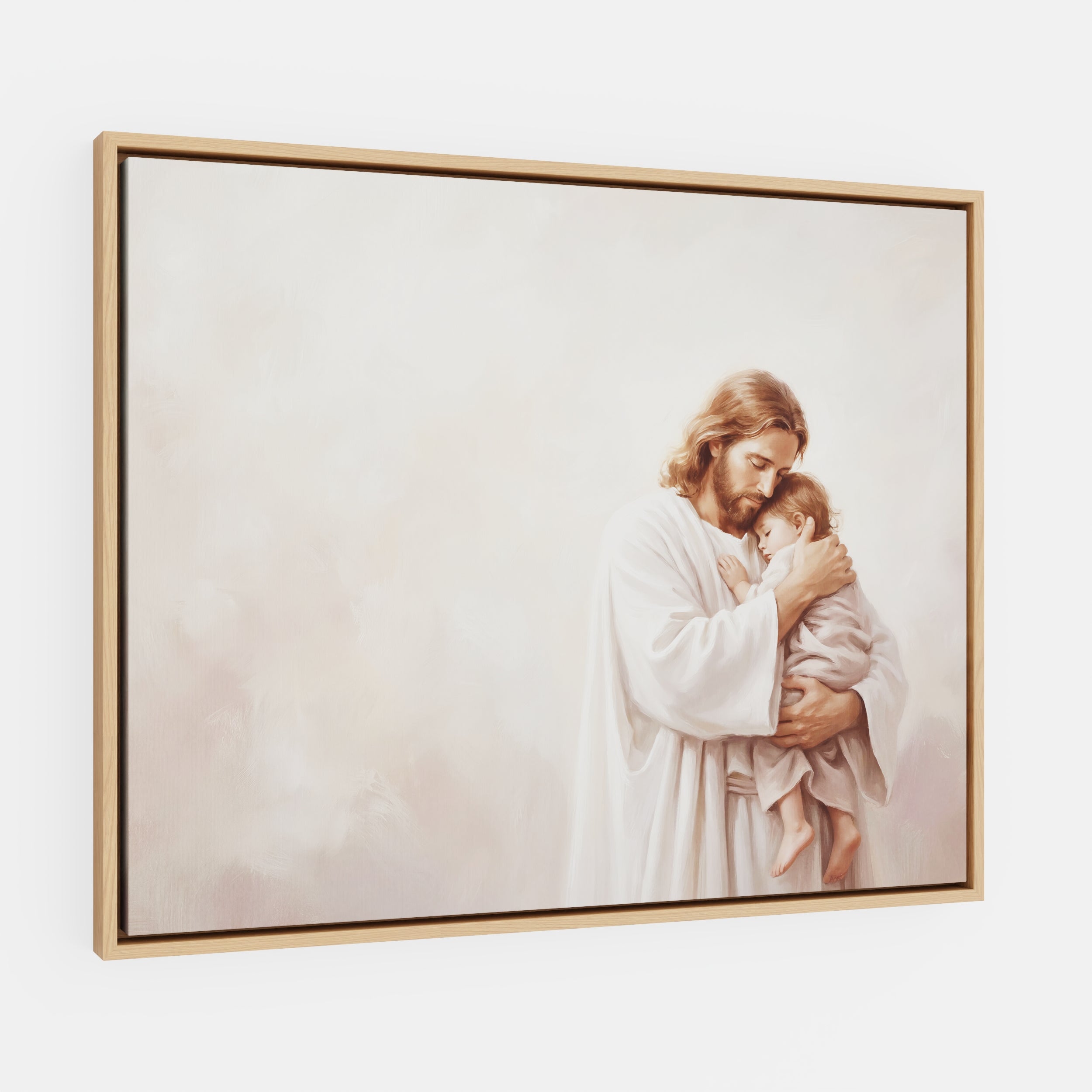 Safe in His Arms - Canvas