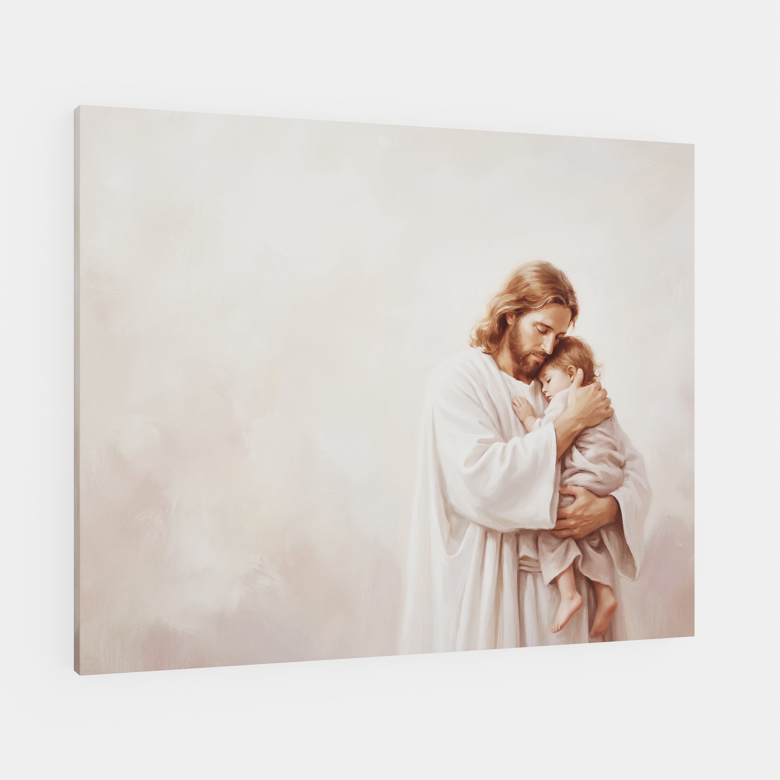 Safe in His Arms - Canvas