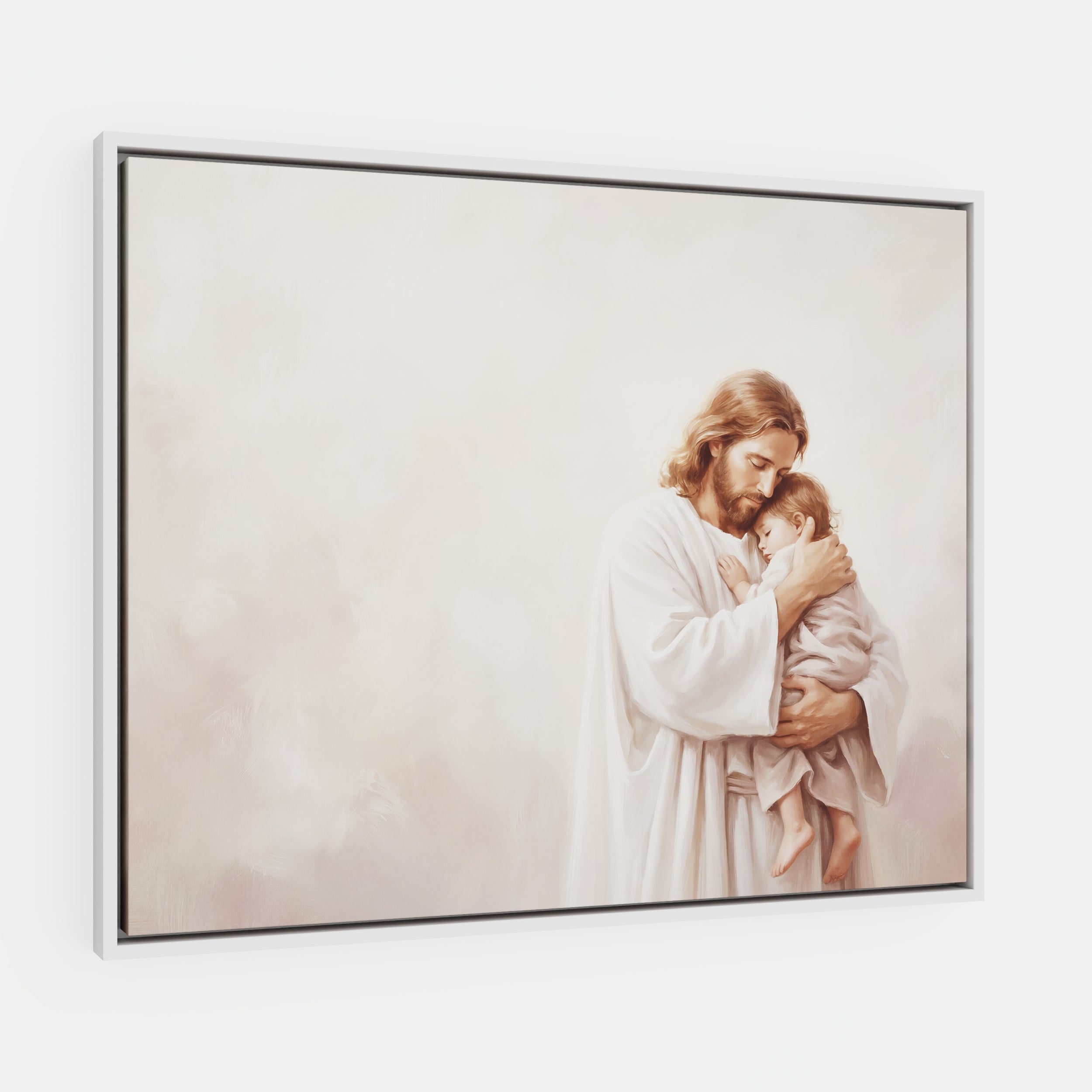 Safe in His Arms - Canvas