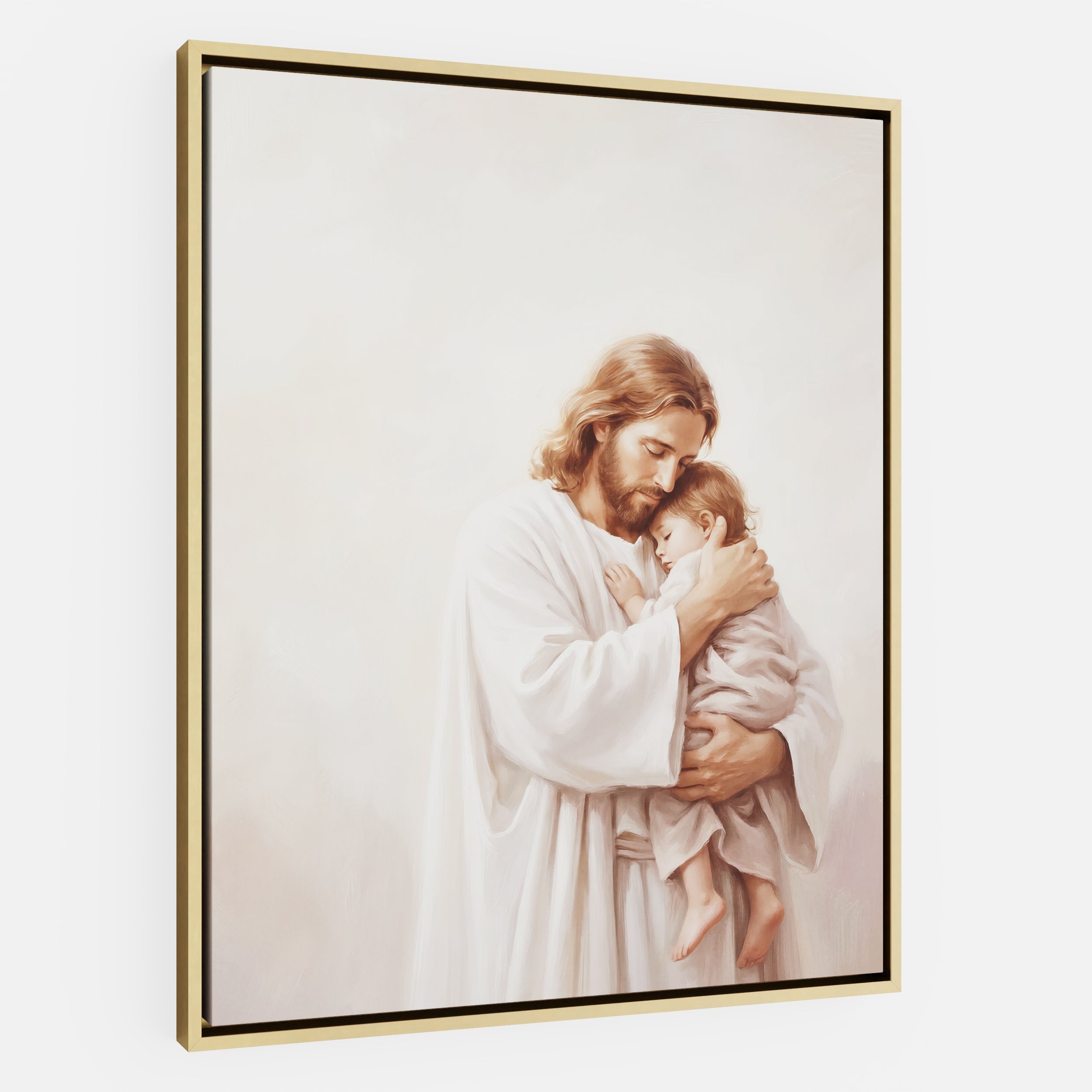 Safe in His Arms - Canvas