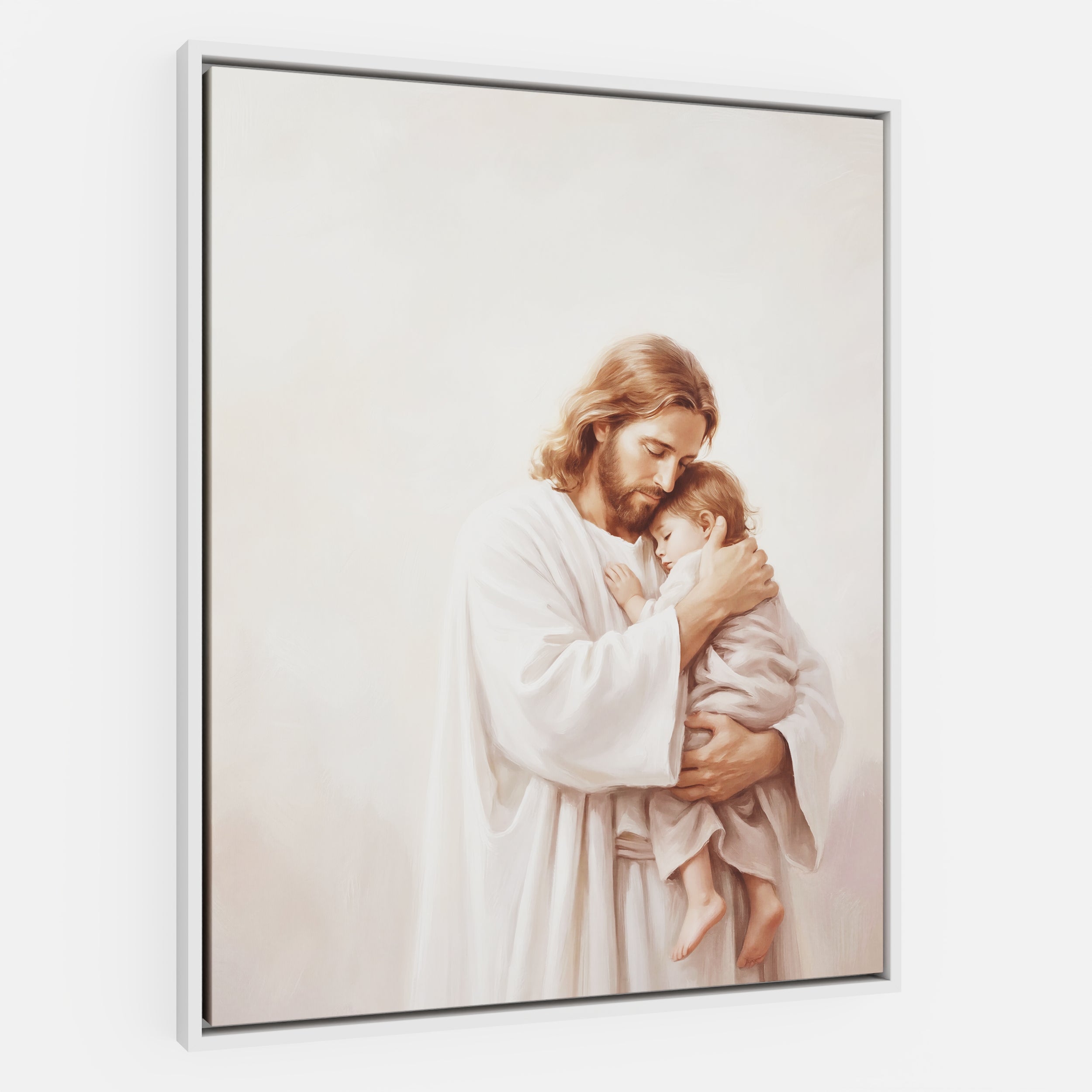 Safe in His Arms - Canvas