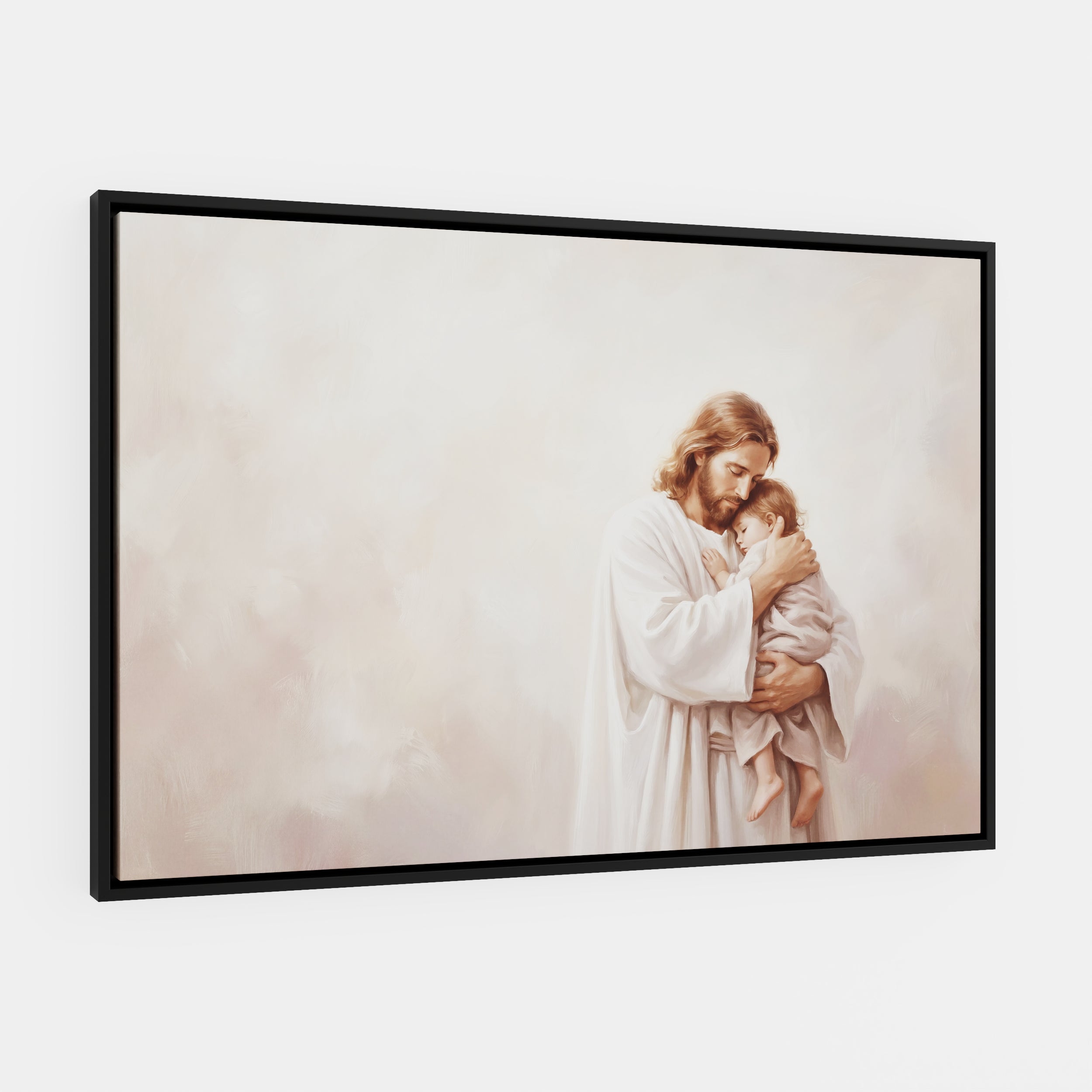 Safe in His Arms - Canvas