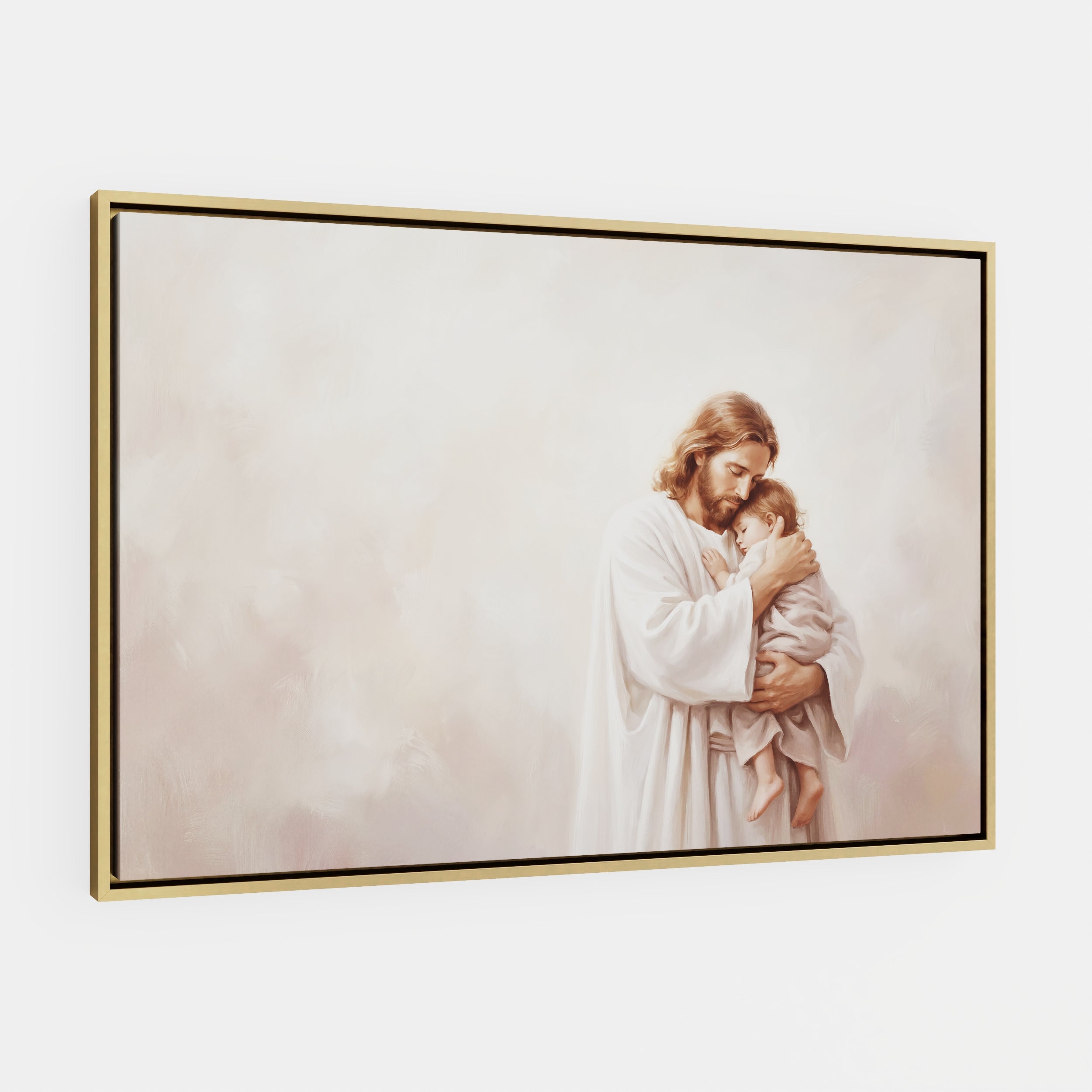 Safe in His Arms - Canvas