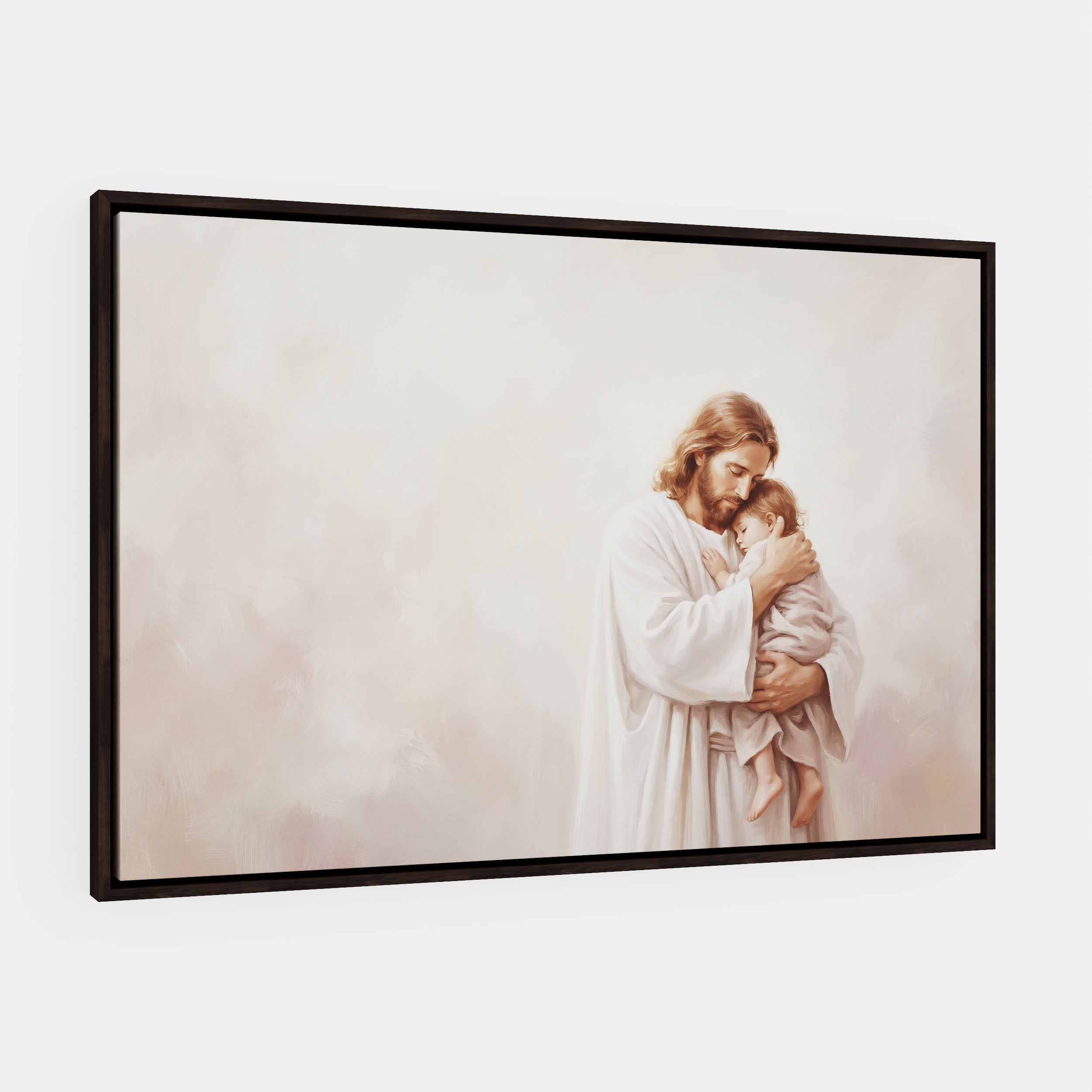 Safe in His Arms - Canvas