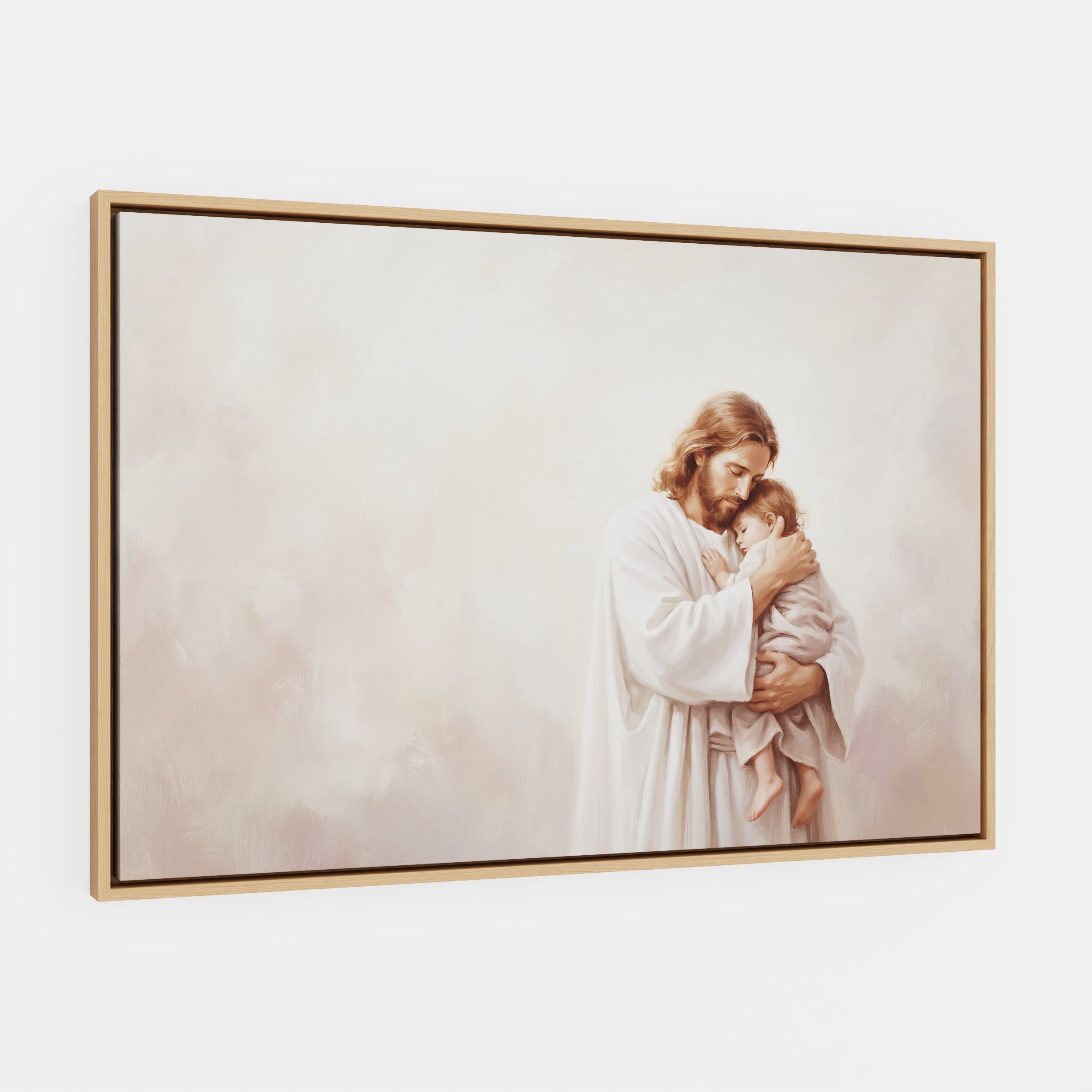 Safe in His Arms - Canvas