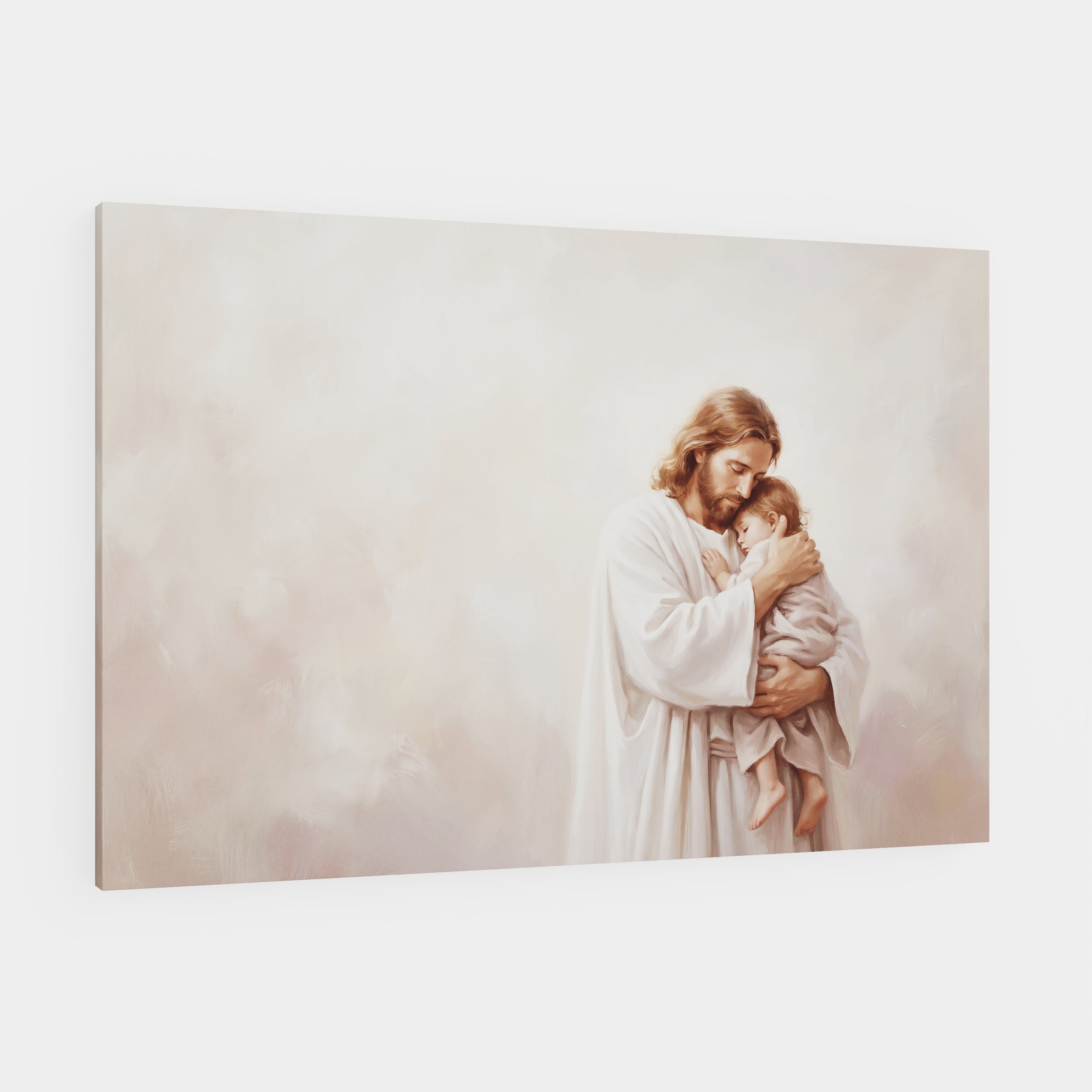 Safe in His Arms - Canvas