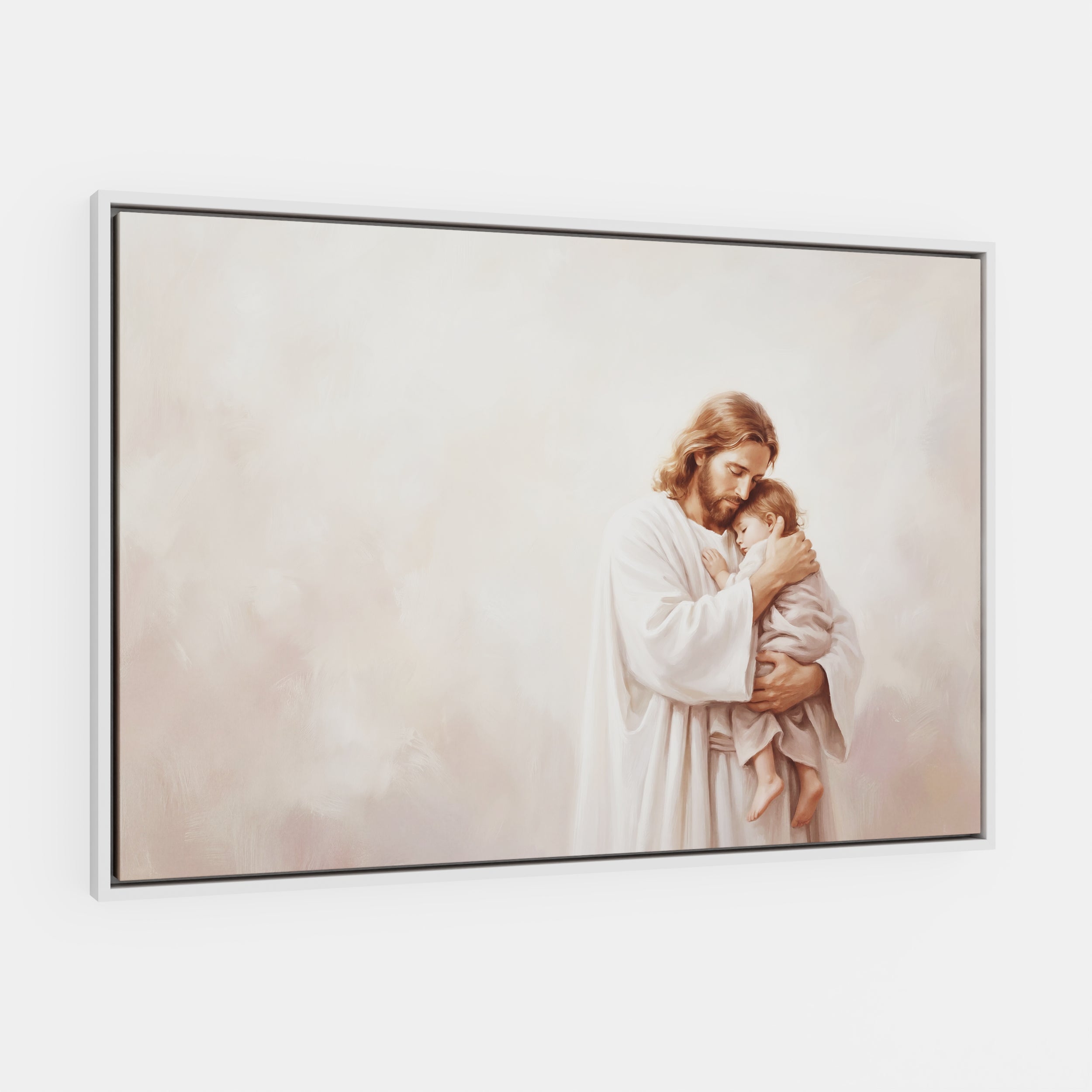 Safe in His Arms - Canvas