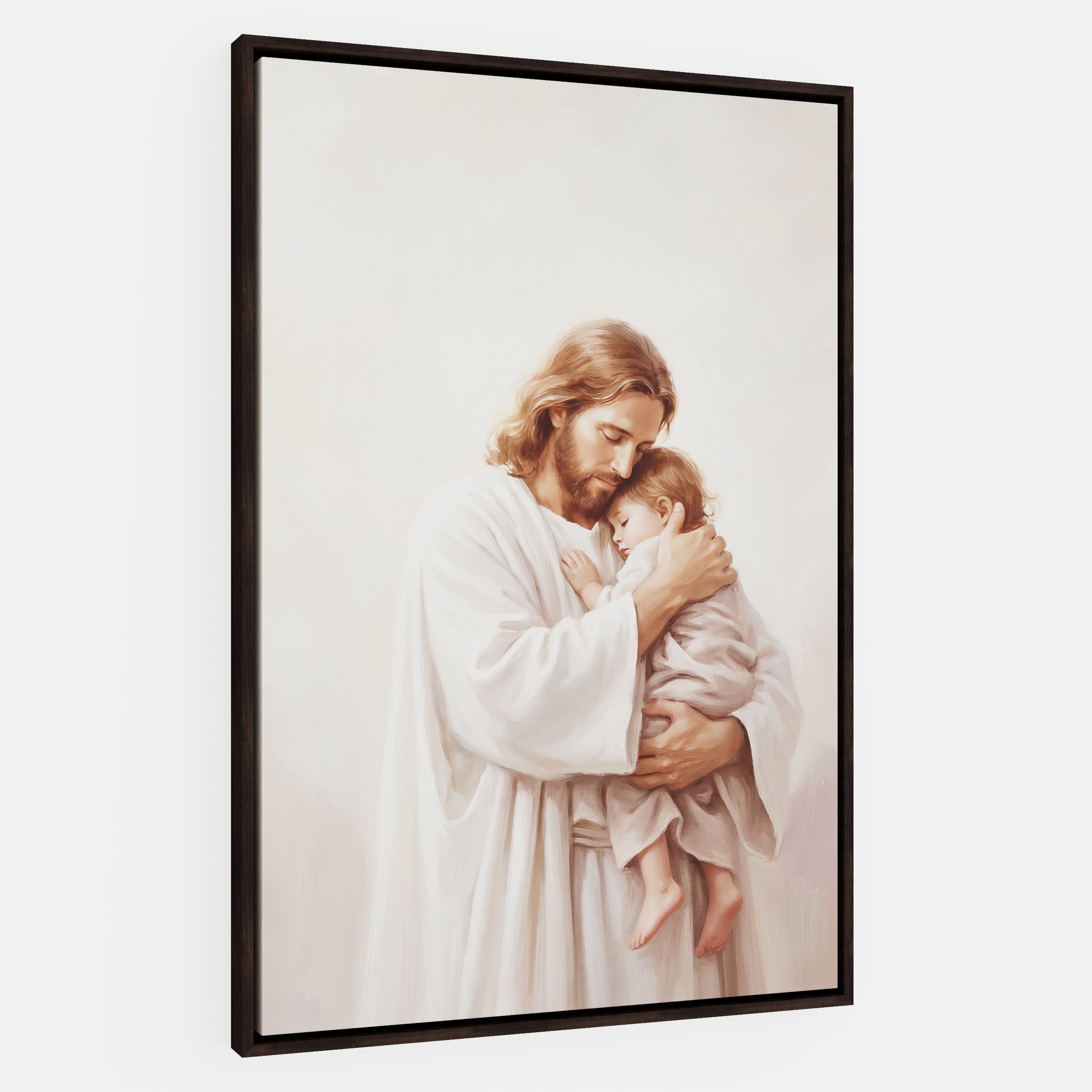 Safe in His Arms - Canvas