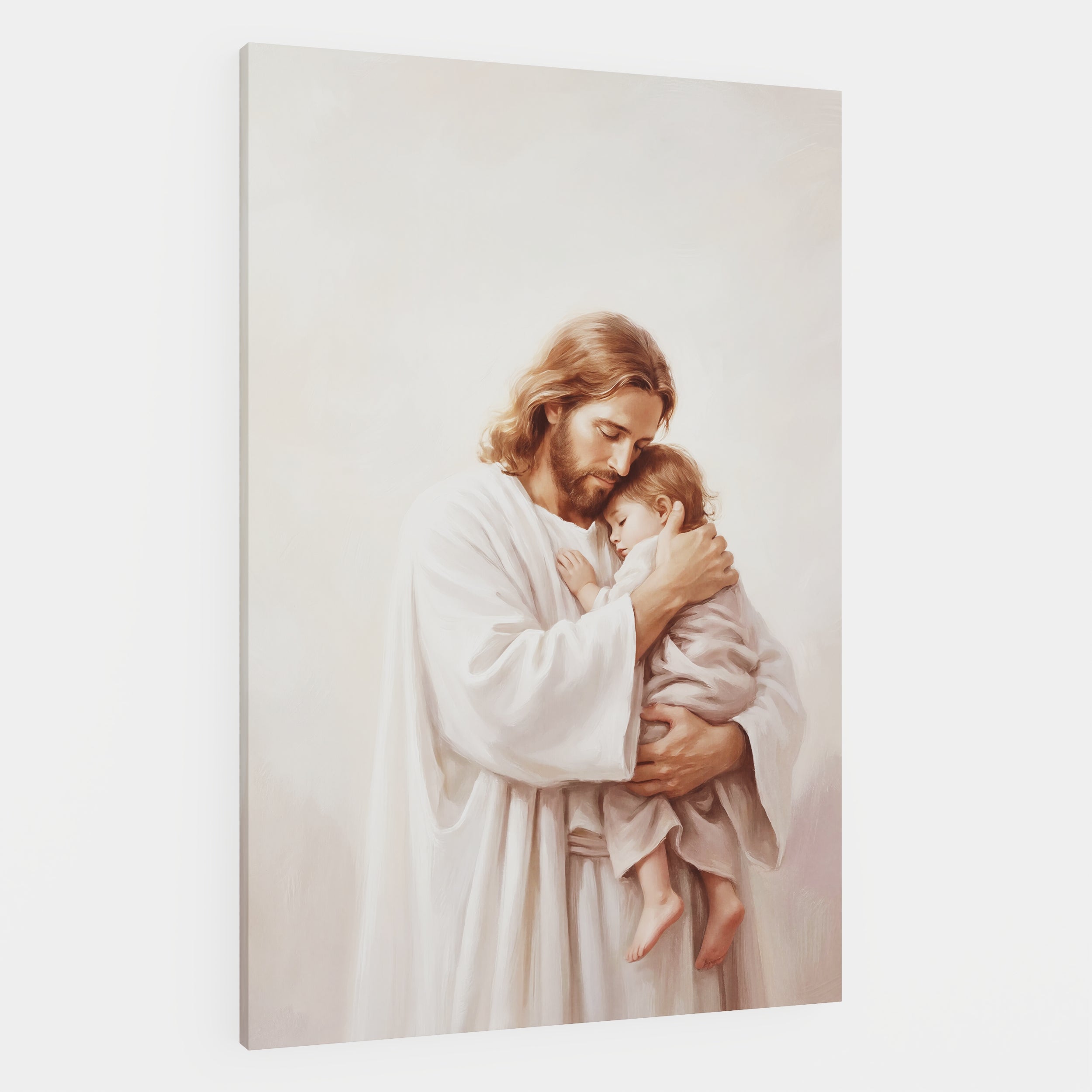 Safe in His Arms - Canvas