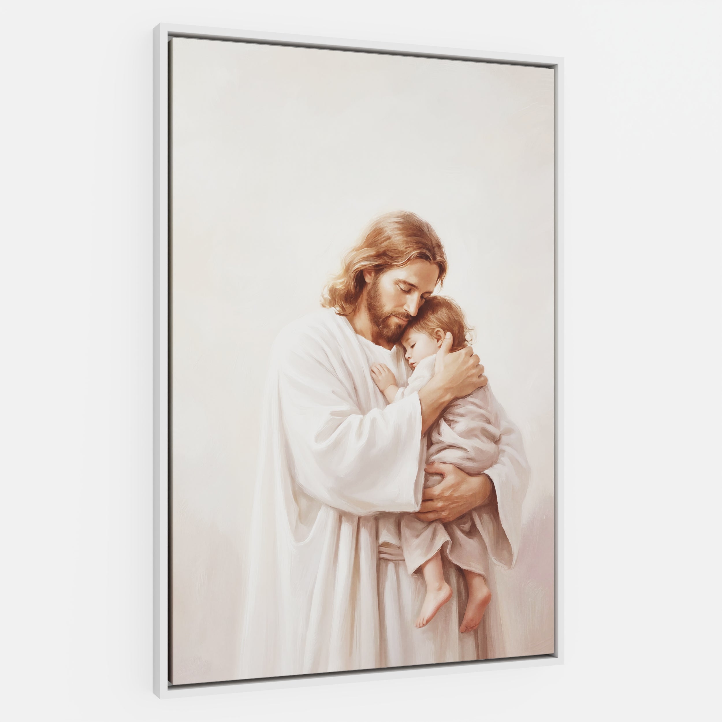 Safe in His Arms - Canvas