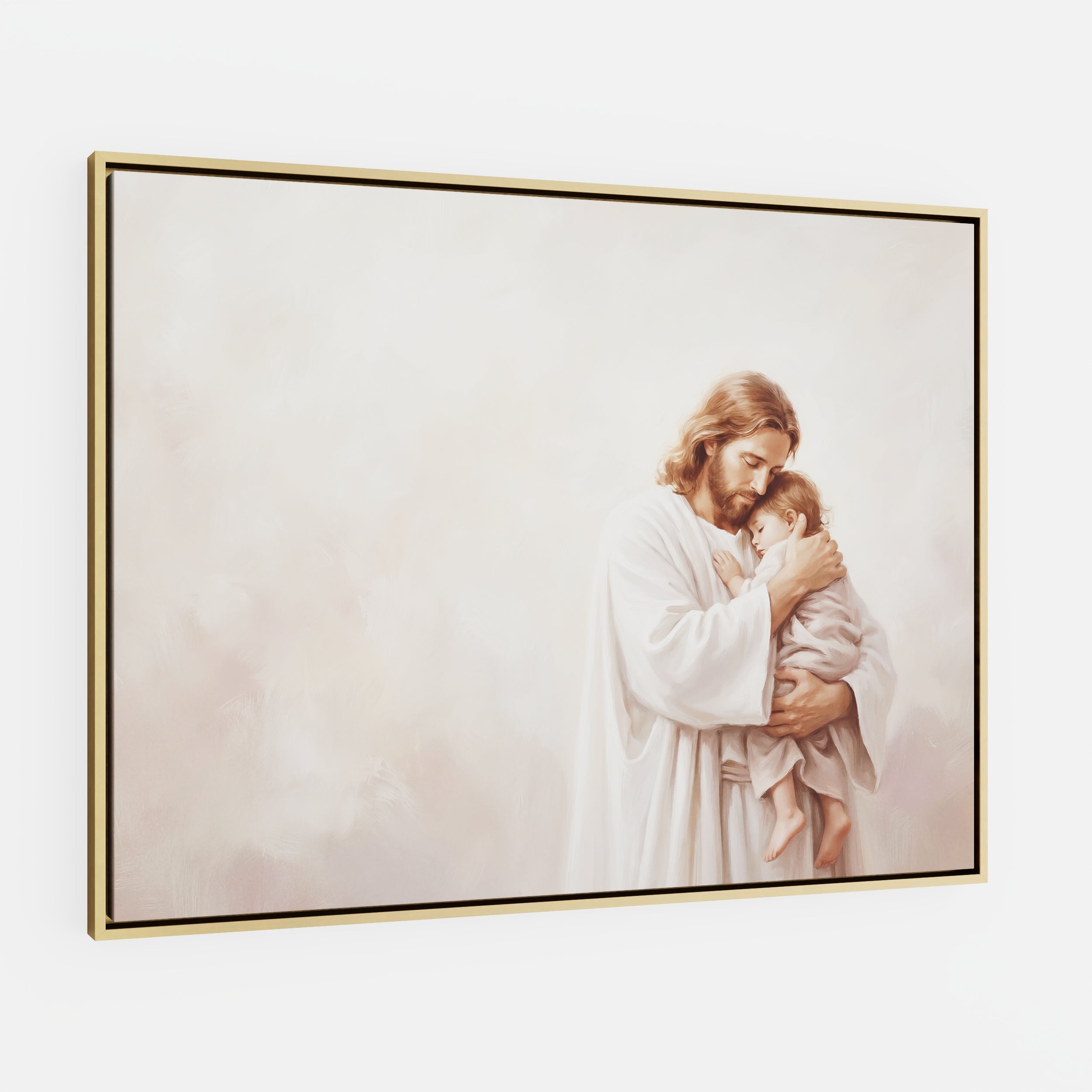 Safe in His Arms - Canvas