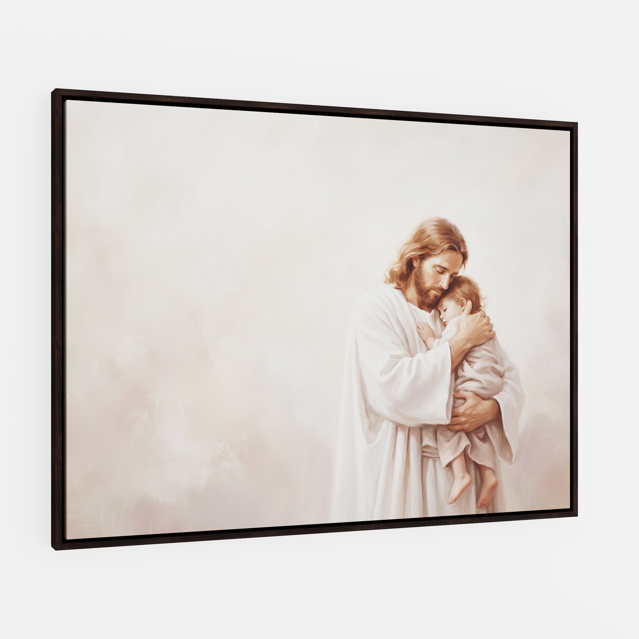 Safe in His Arms - Canvas