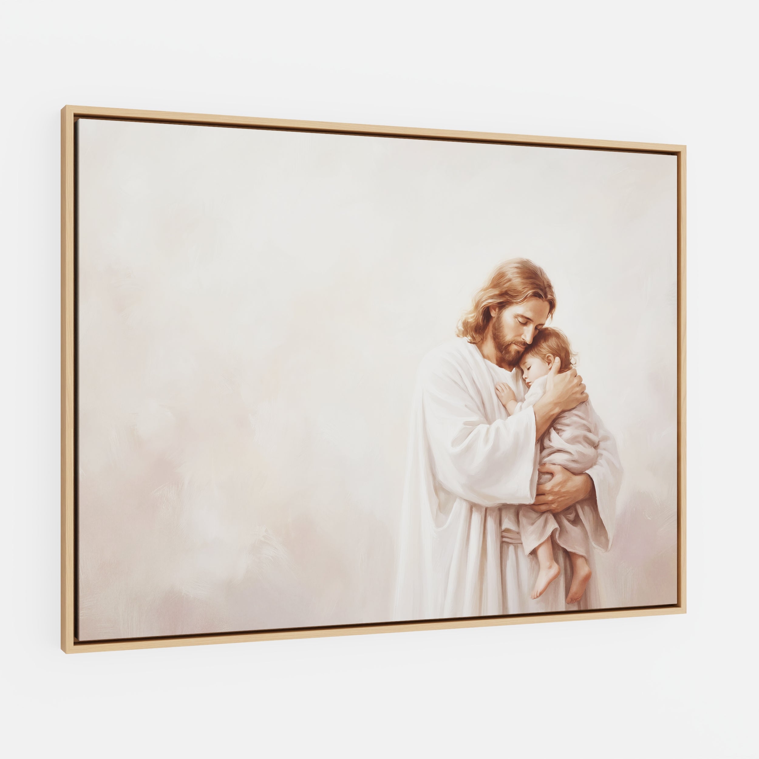 Safe in His Arms - Canvas