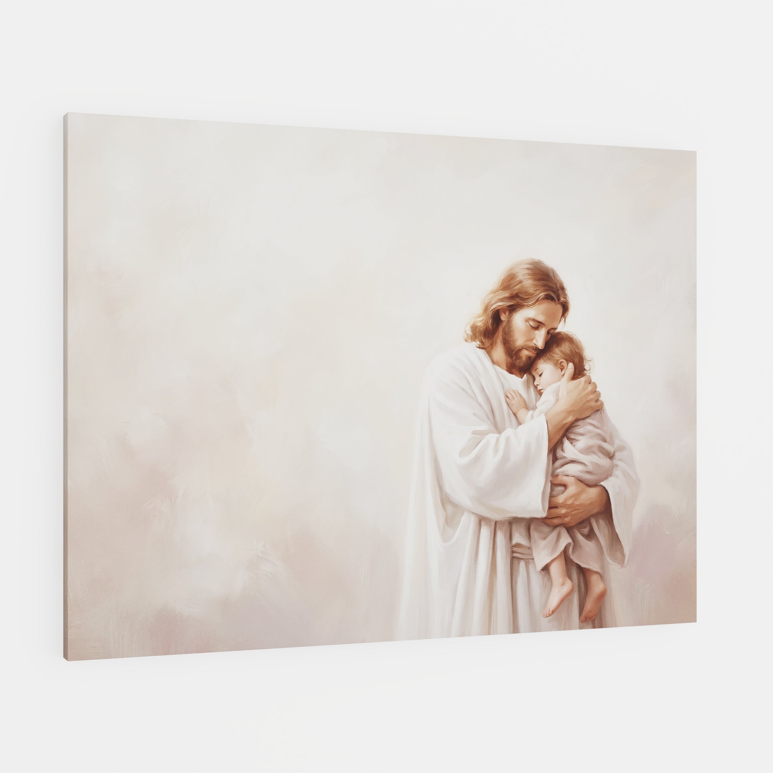 Safe in His Arms - Canvas