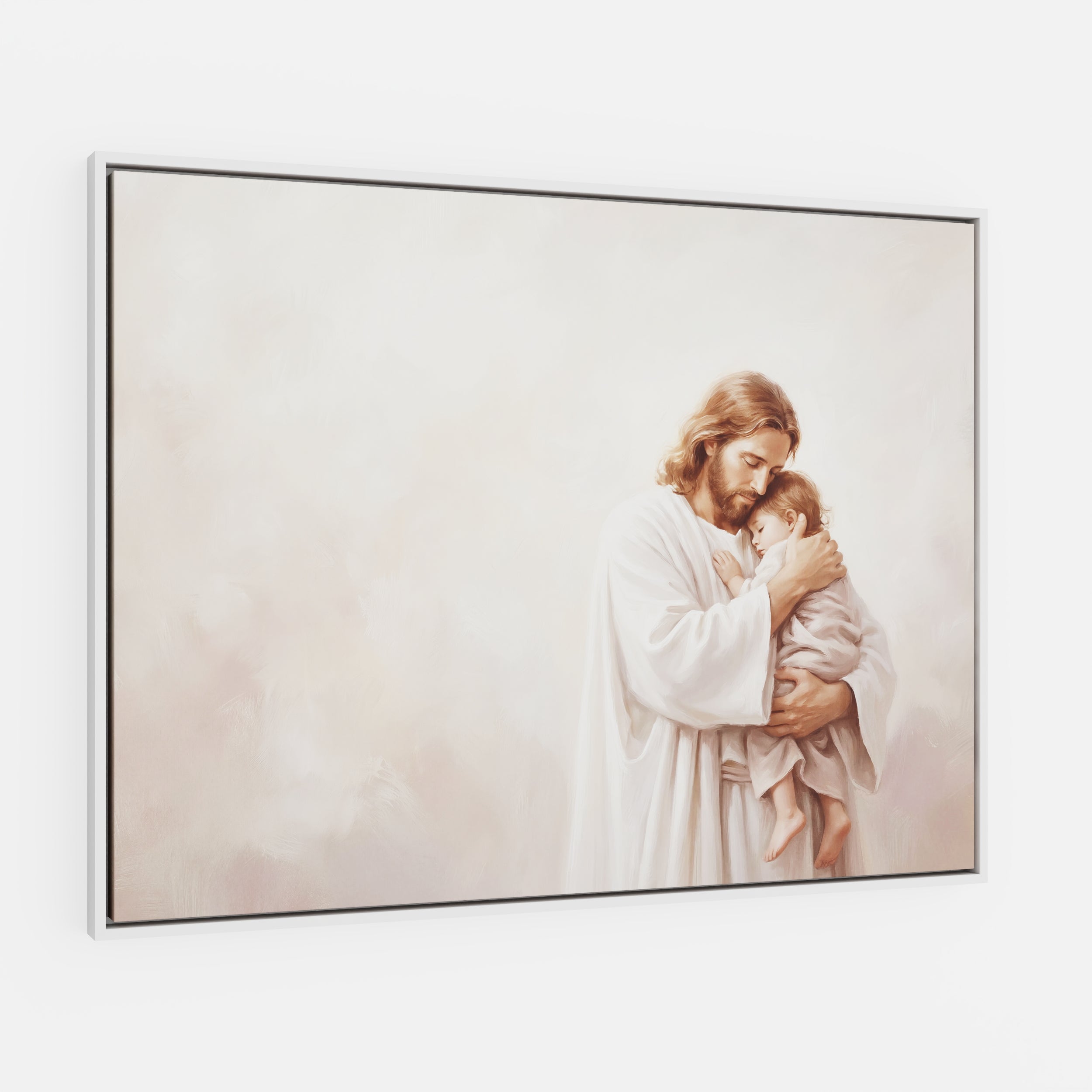 Safe in His Arms - Canvas