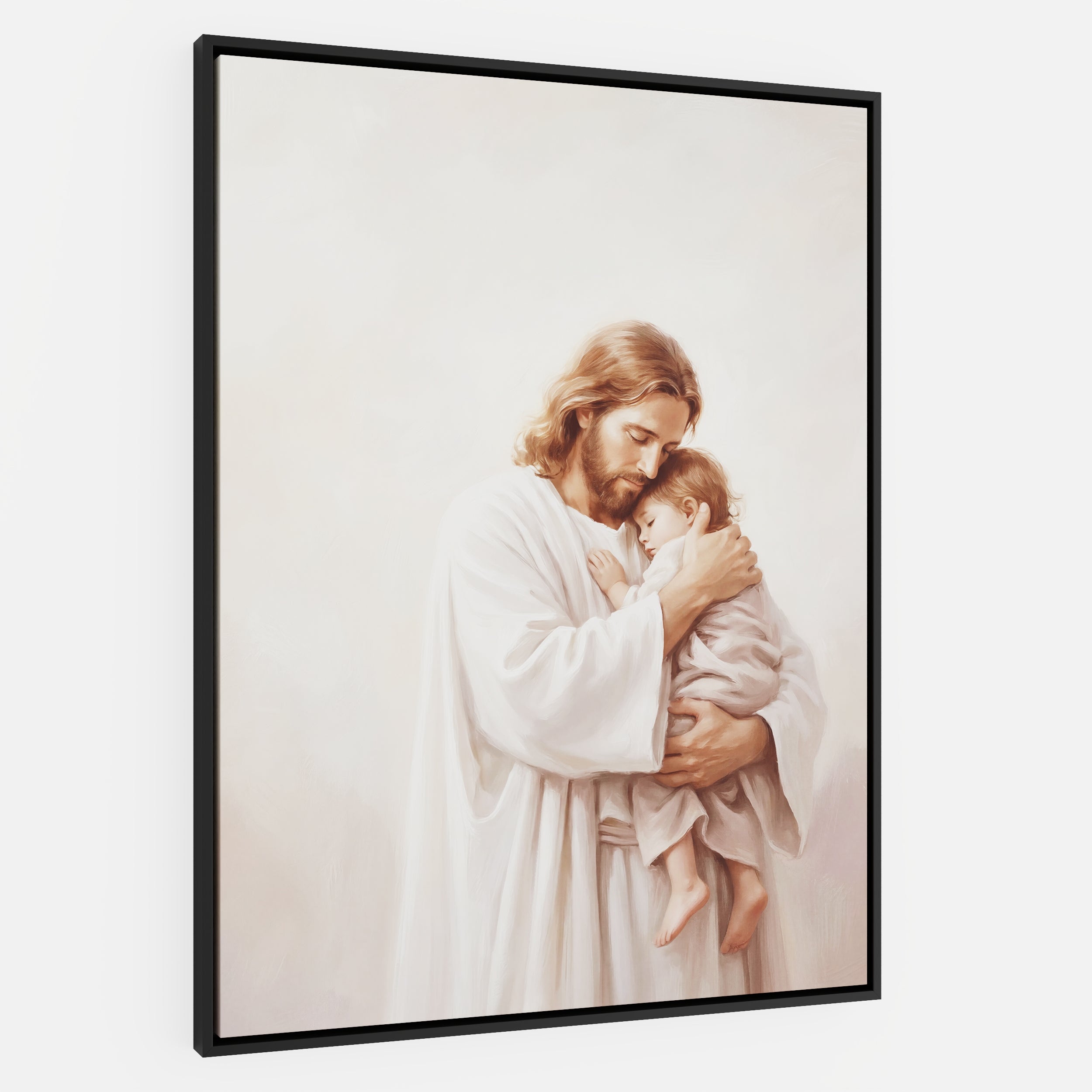Safe in His Arms - Canvas