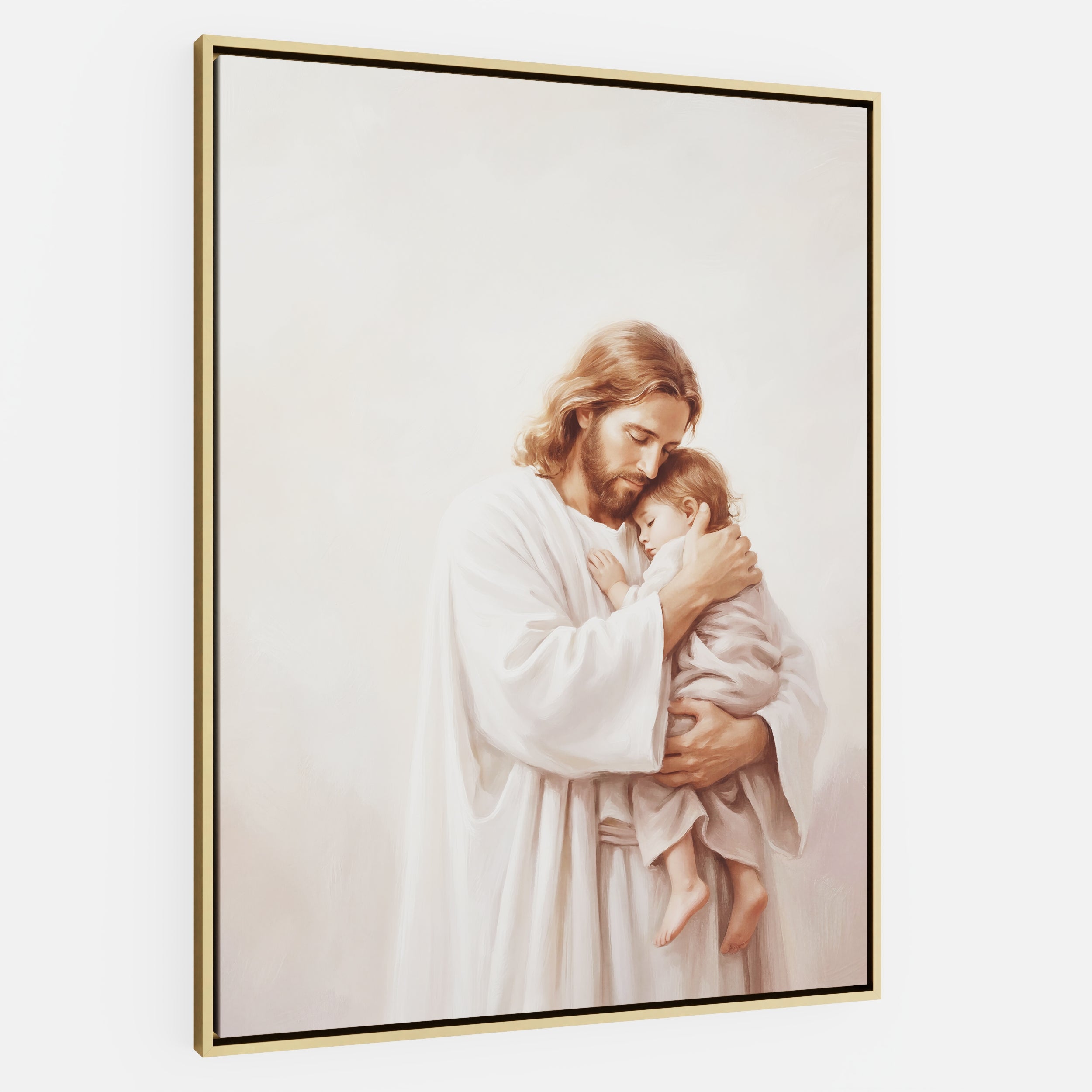 Safe in His Arms - Canvas
