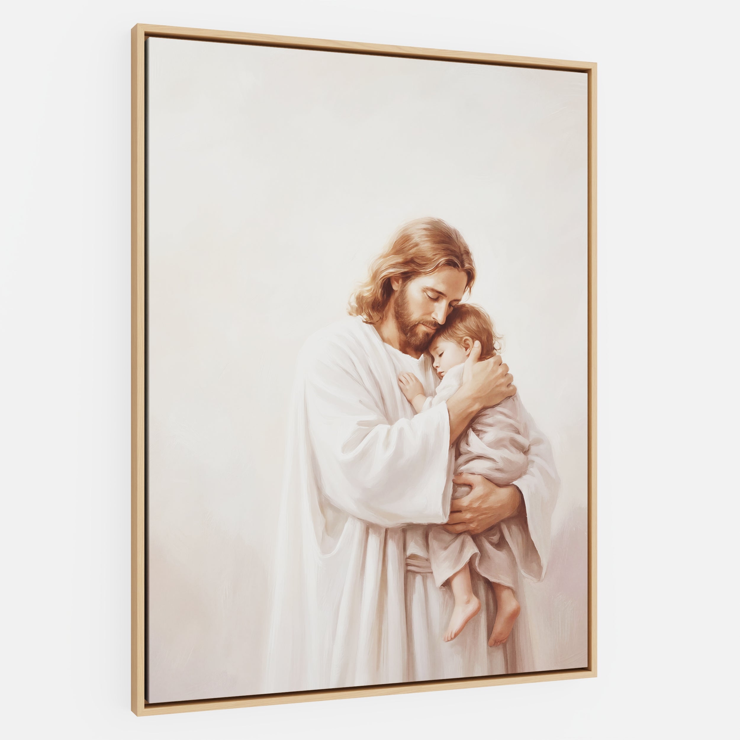 Safe in His Arms - Canvas