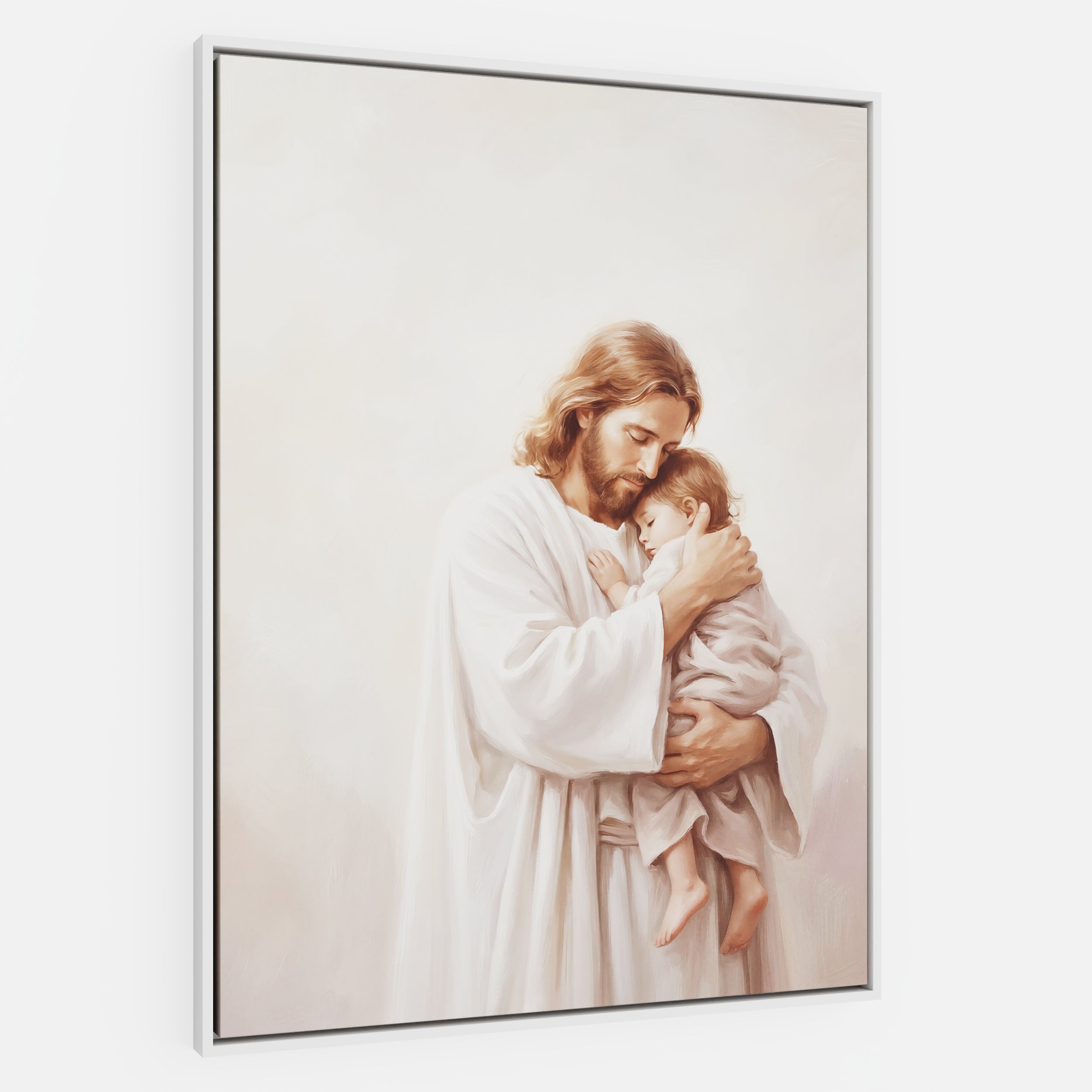 Safe in His Arms - Canvas