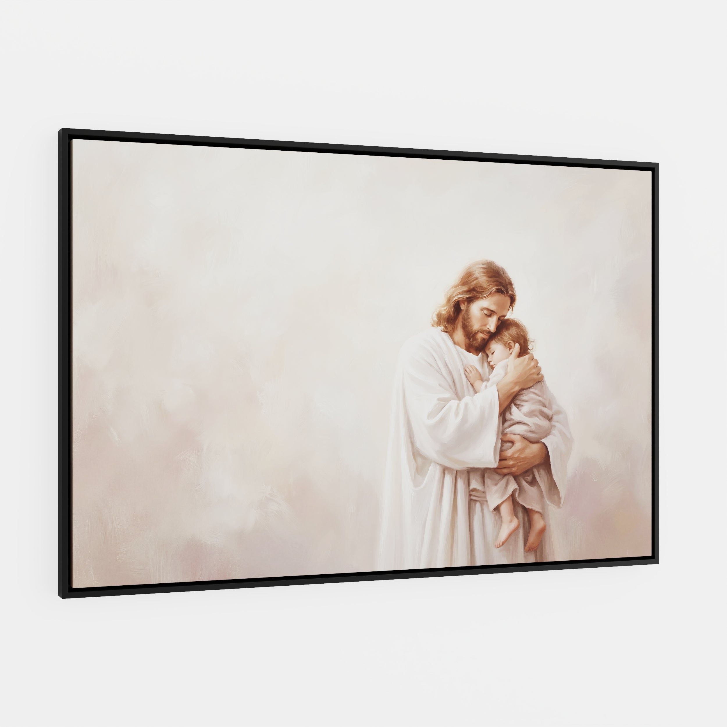 Safe in His Arms - Canvas