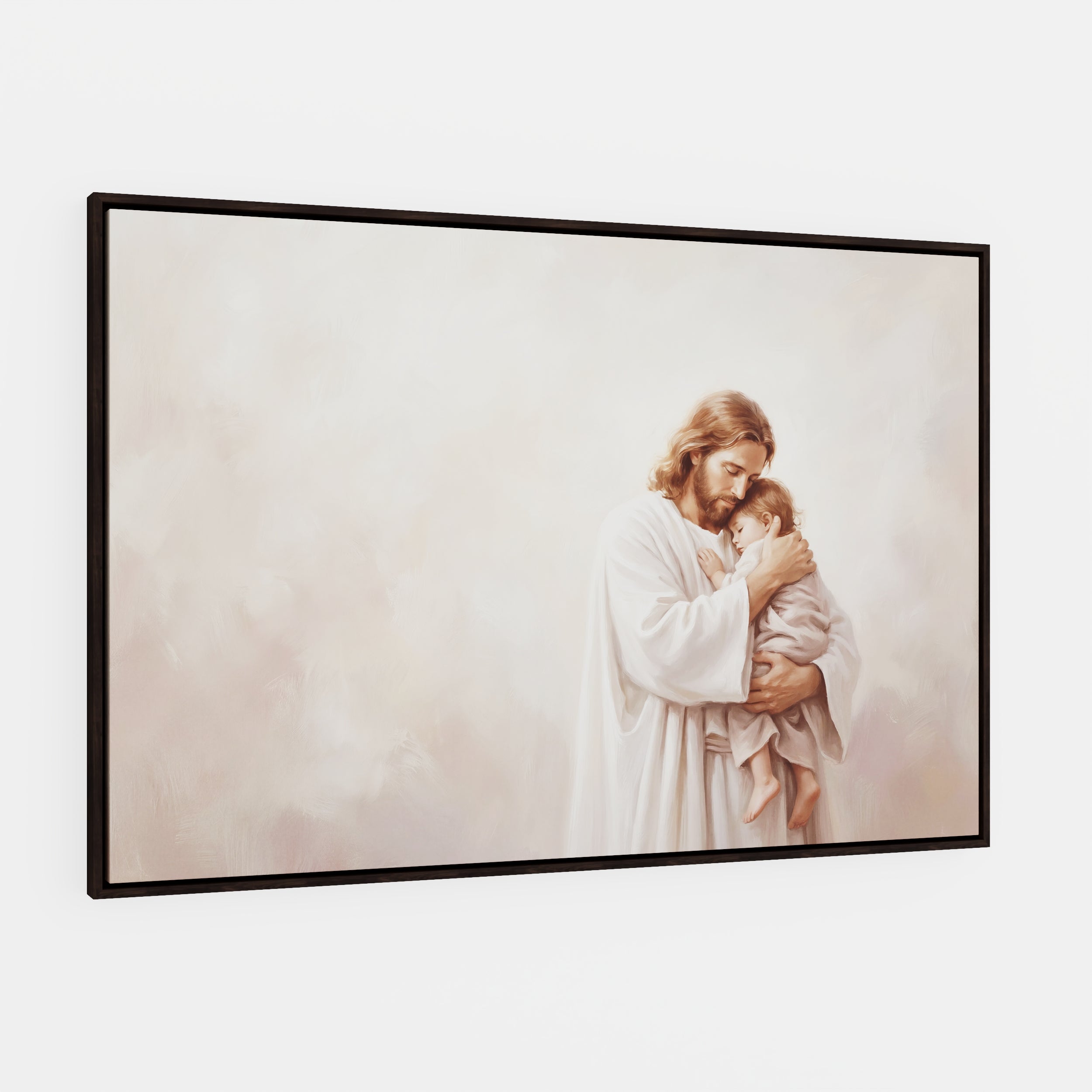 Safe in His Arms - Canvas
