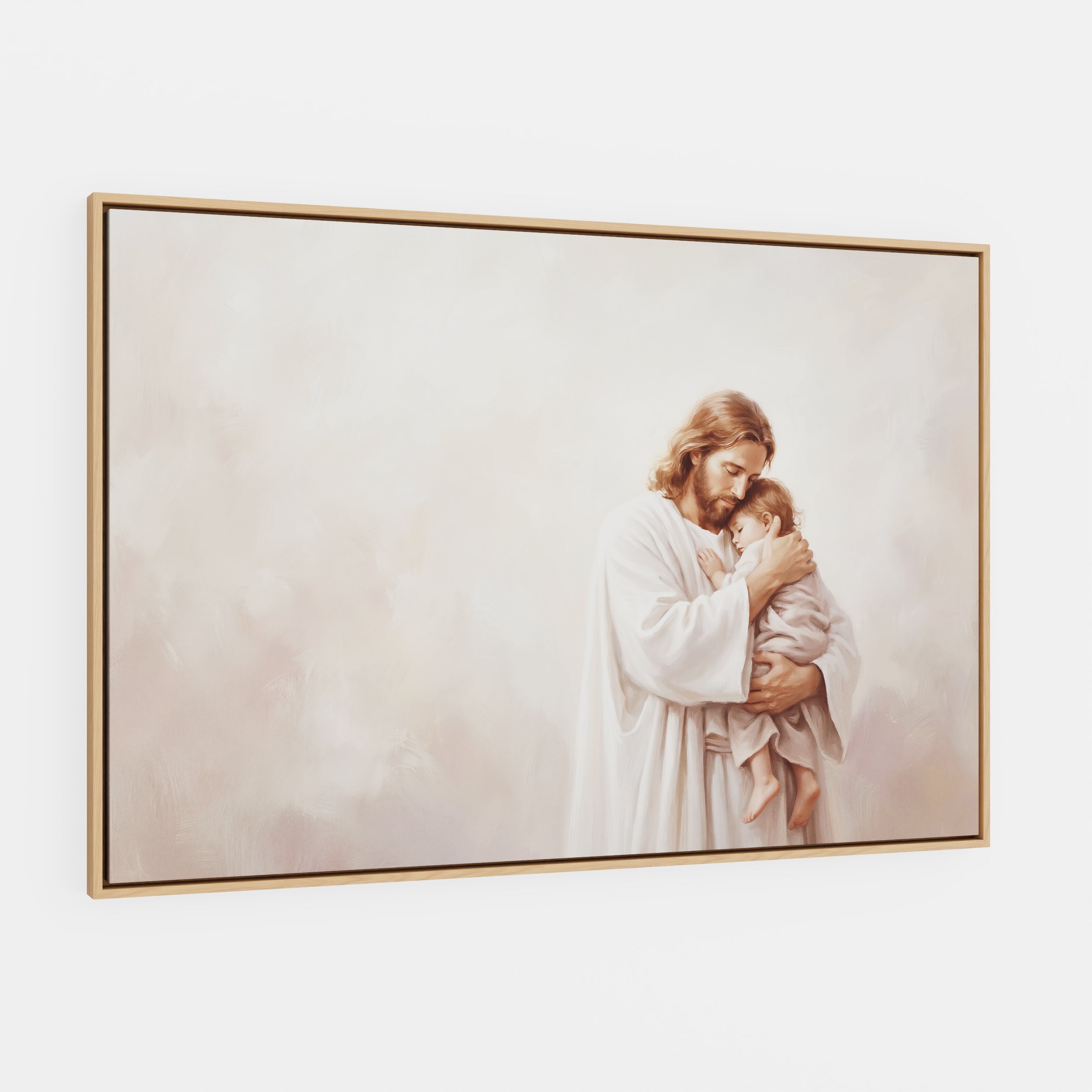 Safe in His Arms - Canvas