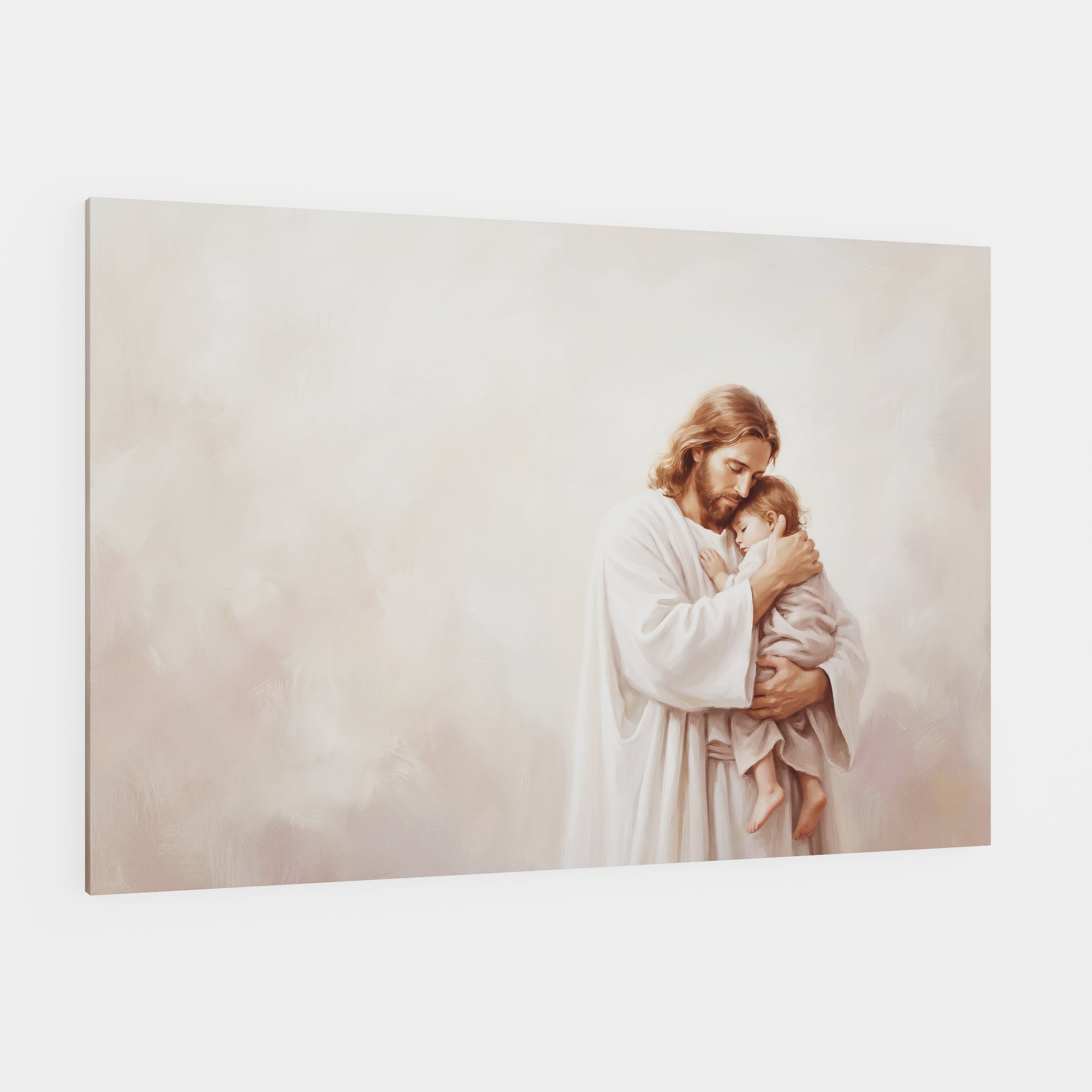 Safe in His Arms - Canvas